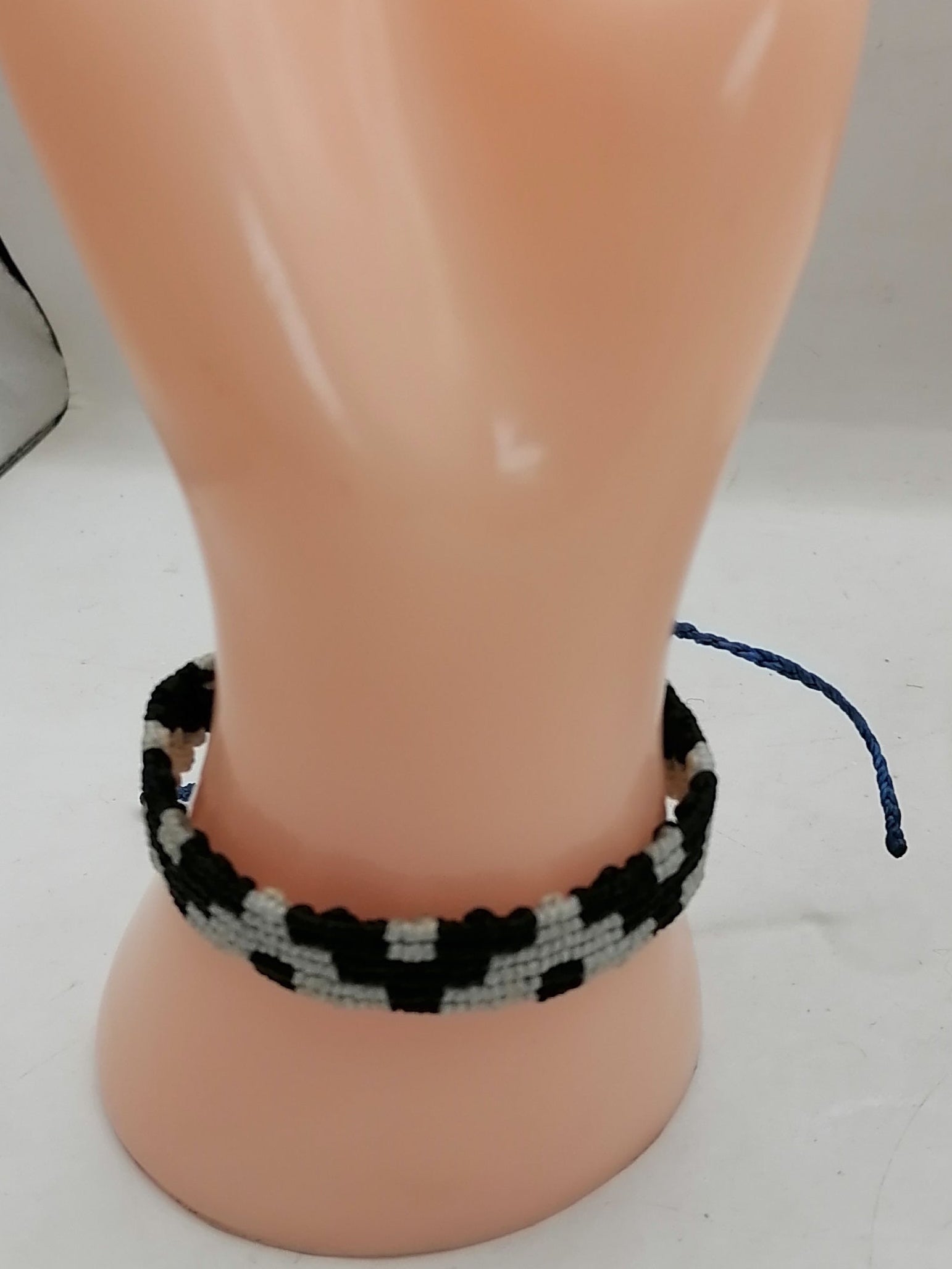 Women's Woven Macrame Thread Bracelet with Inca Chakana