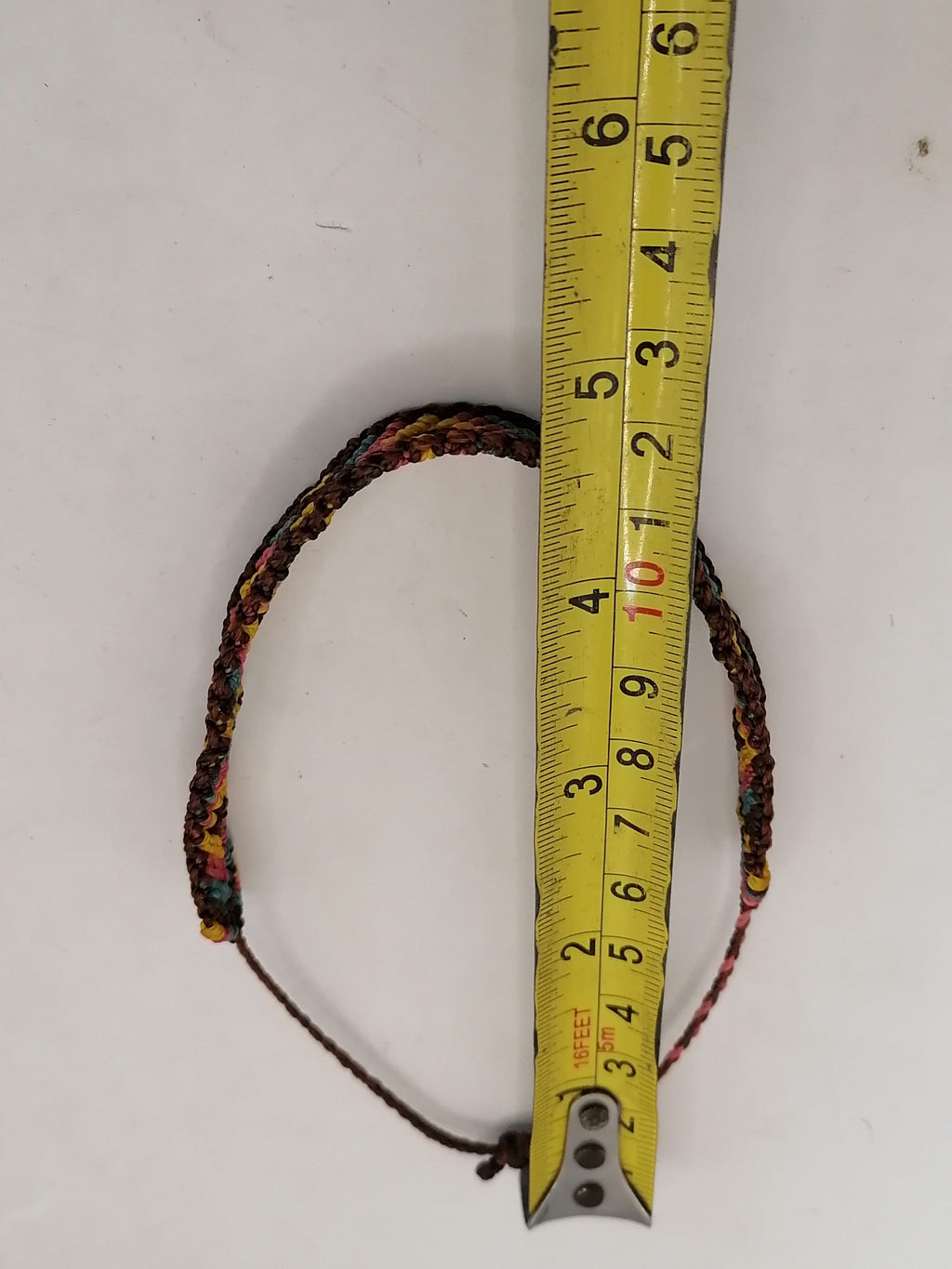 Unisex Woven Macrame Thread Bracelet with Geometric Shapes