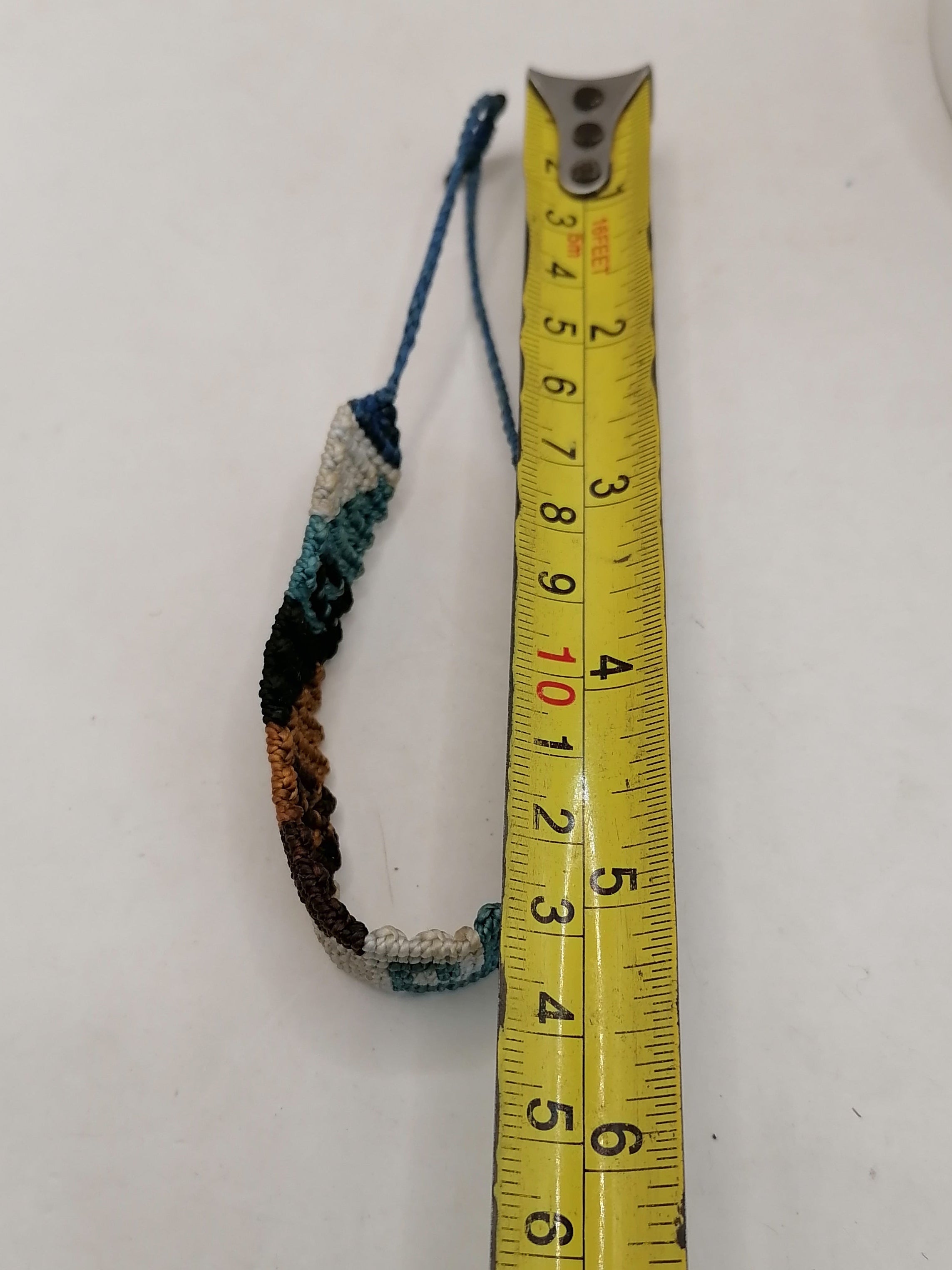 Women's Woven Macrame Bracelet with Labyrinth Designs - Peruvian Handicraft