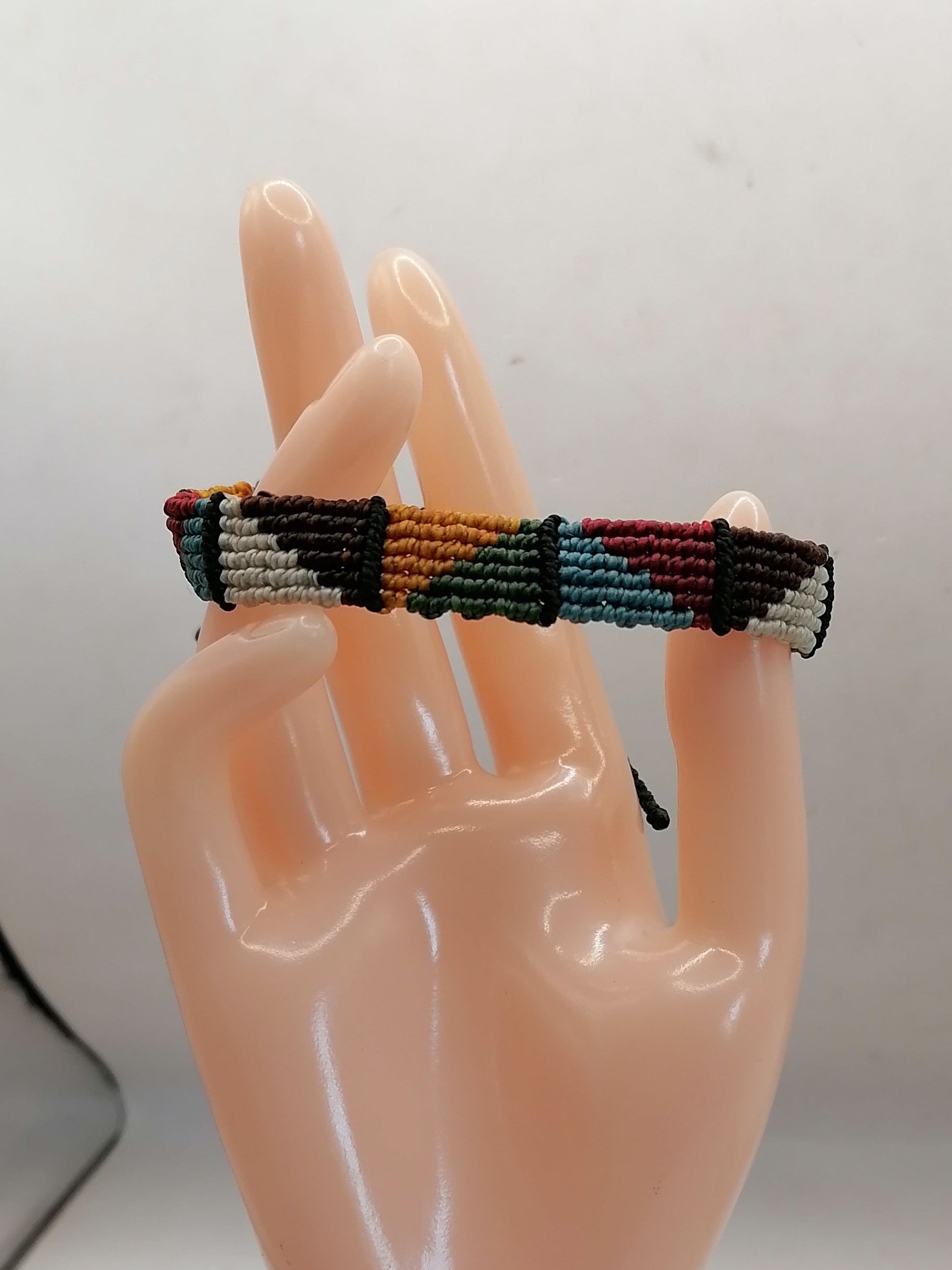 Unisex Bracelet with Labyrinth Designs, Peruvian Handicraft from Cusco