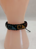 Unisex Woven Macrame Thread Bracelet, Peruvian Handicraft, Cusco