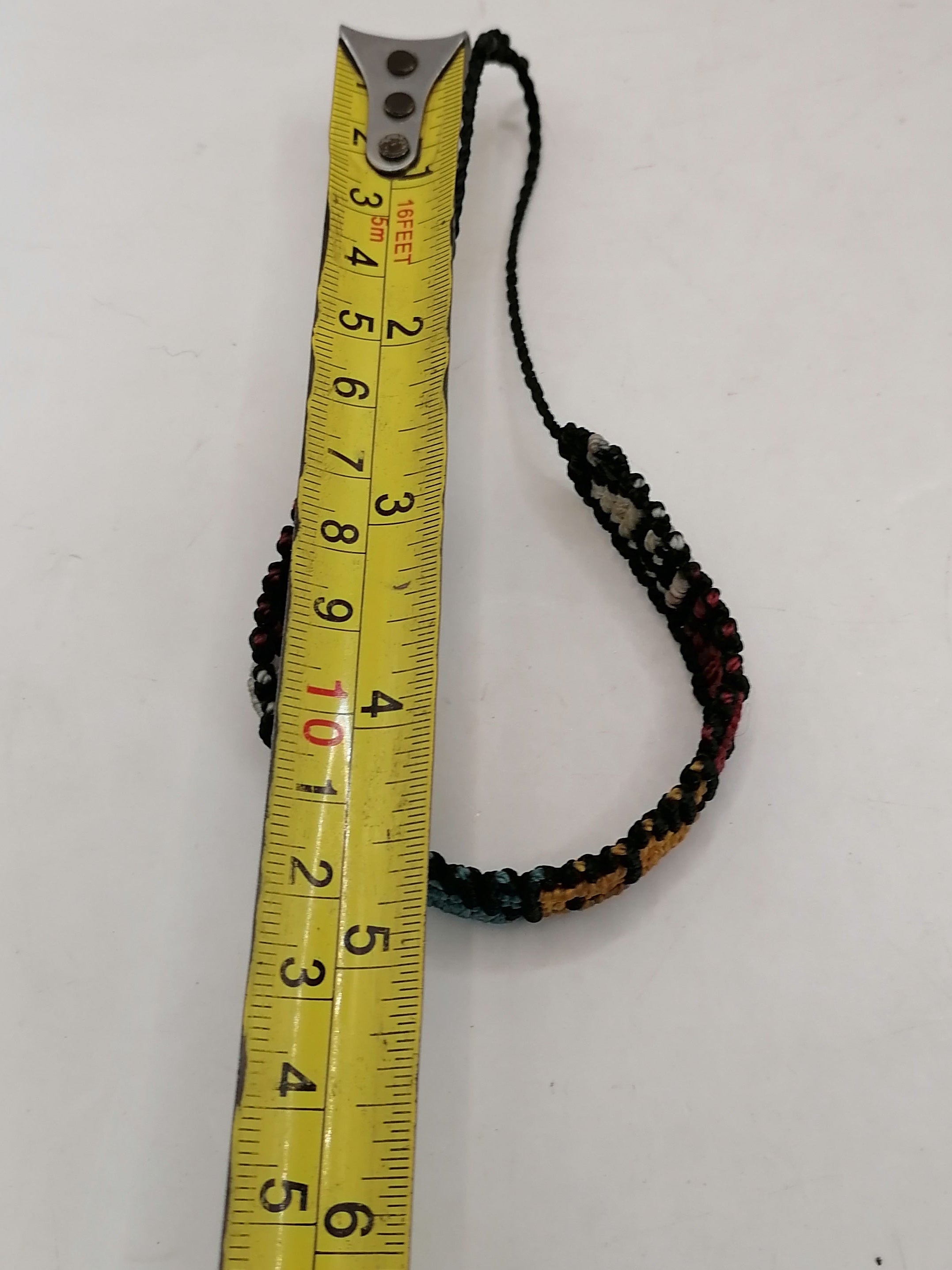 Unisex Woven Macrame Thread Bracelet, Peruvian Handicraft, Cusco