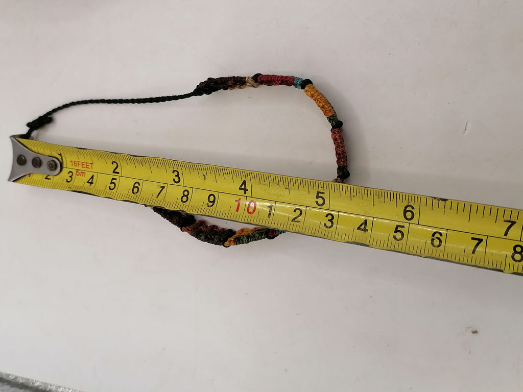 Unisex Bracelet Woven Macrame Thread Peruvian Handicraft Cusco
