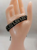 Women's Woven Macrame Thread Bracelet, Peruvian Handicraft, Cusco