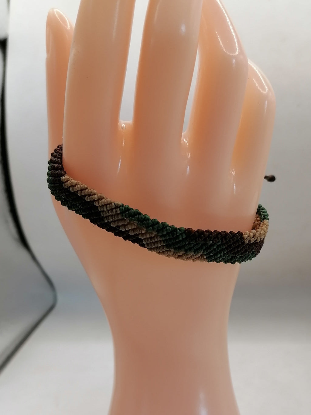 Women's Woven Macrame Thread Bracelet, Peruvian Handicraft, Cusco
