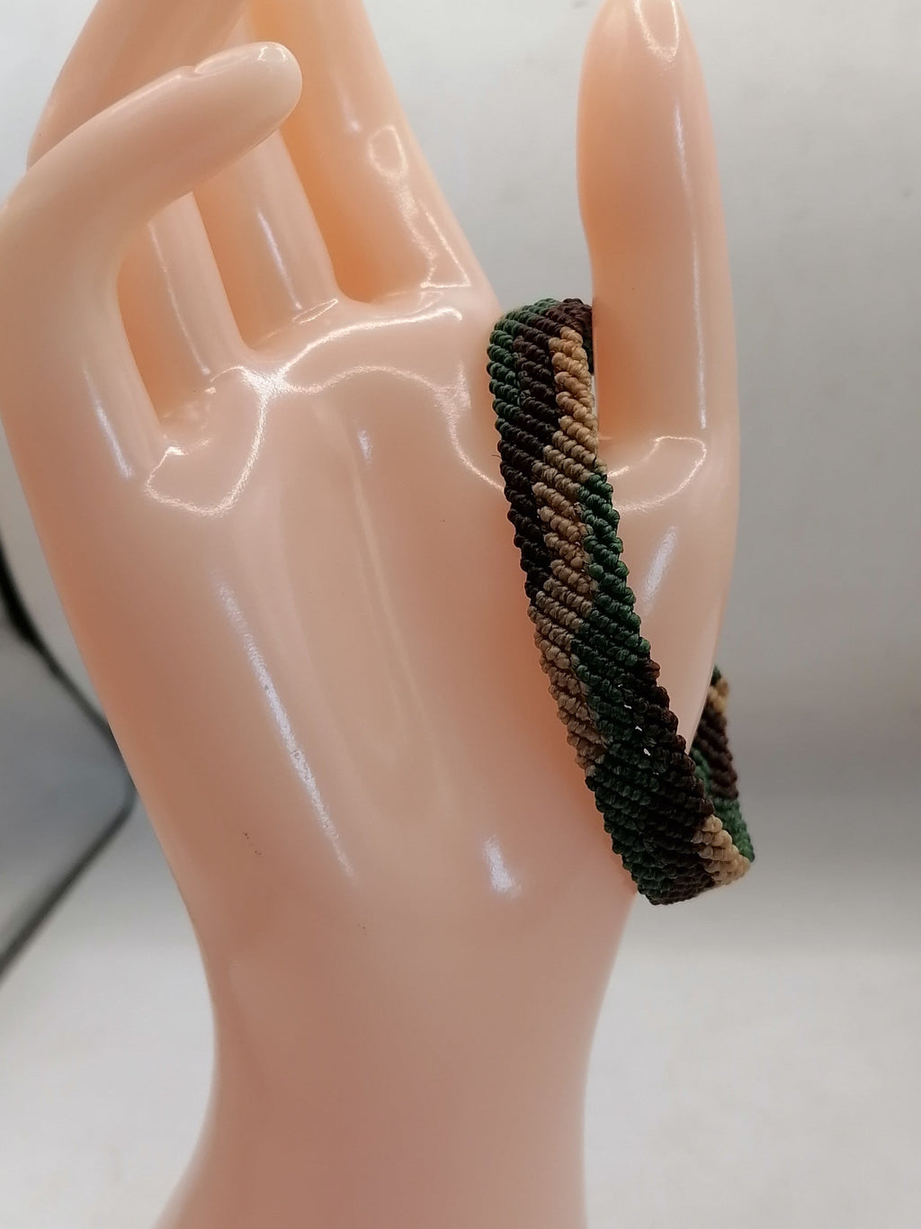 Women's Woven Macrame Thread Bracelet, Peruvian Handicraft, Cusco