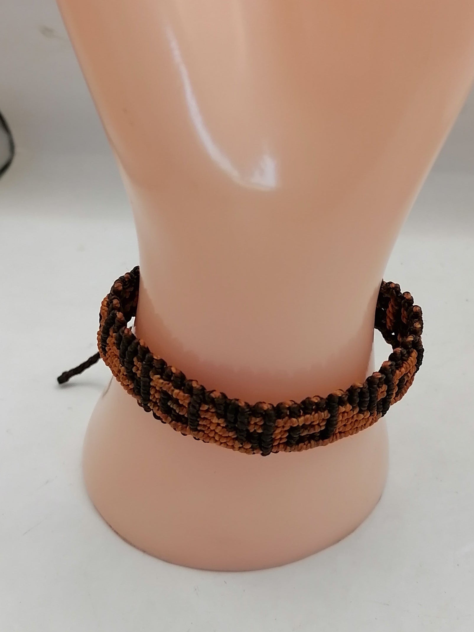 Unisex Woven Macrame Thread Bracelet Handmade Peruvian Craft Cusco