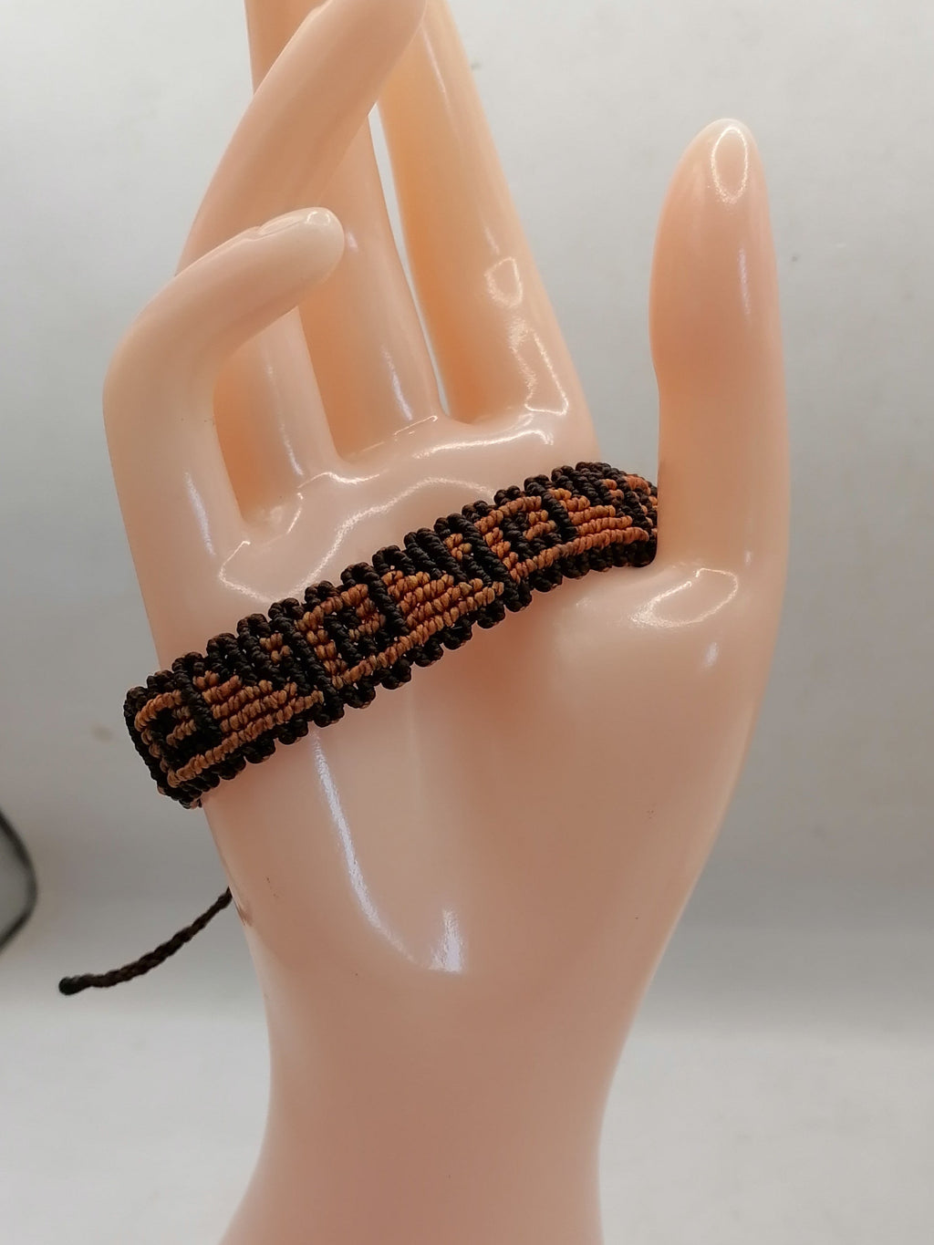 Unisex Woven Macrame Thread Bracelet Handmade Peruvian Craft Cusco