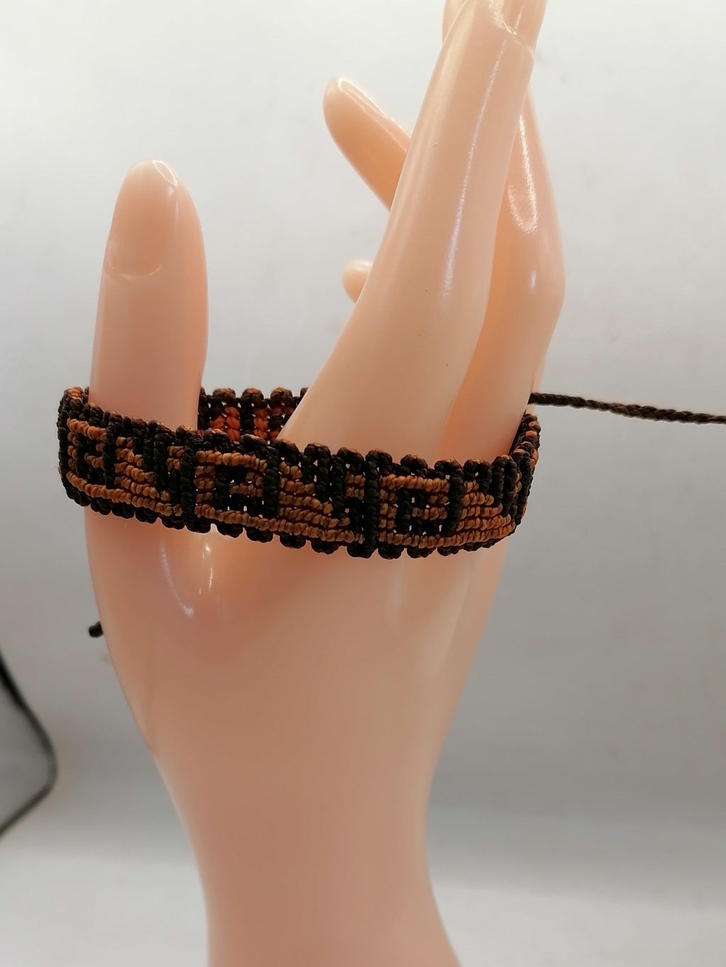 Unisex Woven Macrame Thread Bracelet Handmade Peruvian Craft Cusco