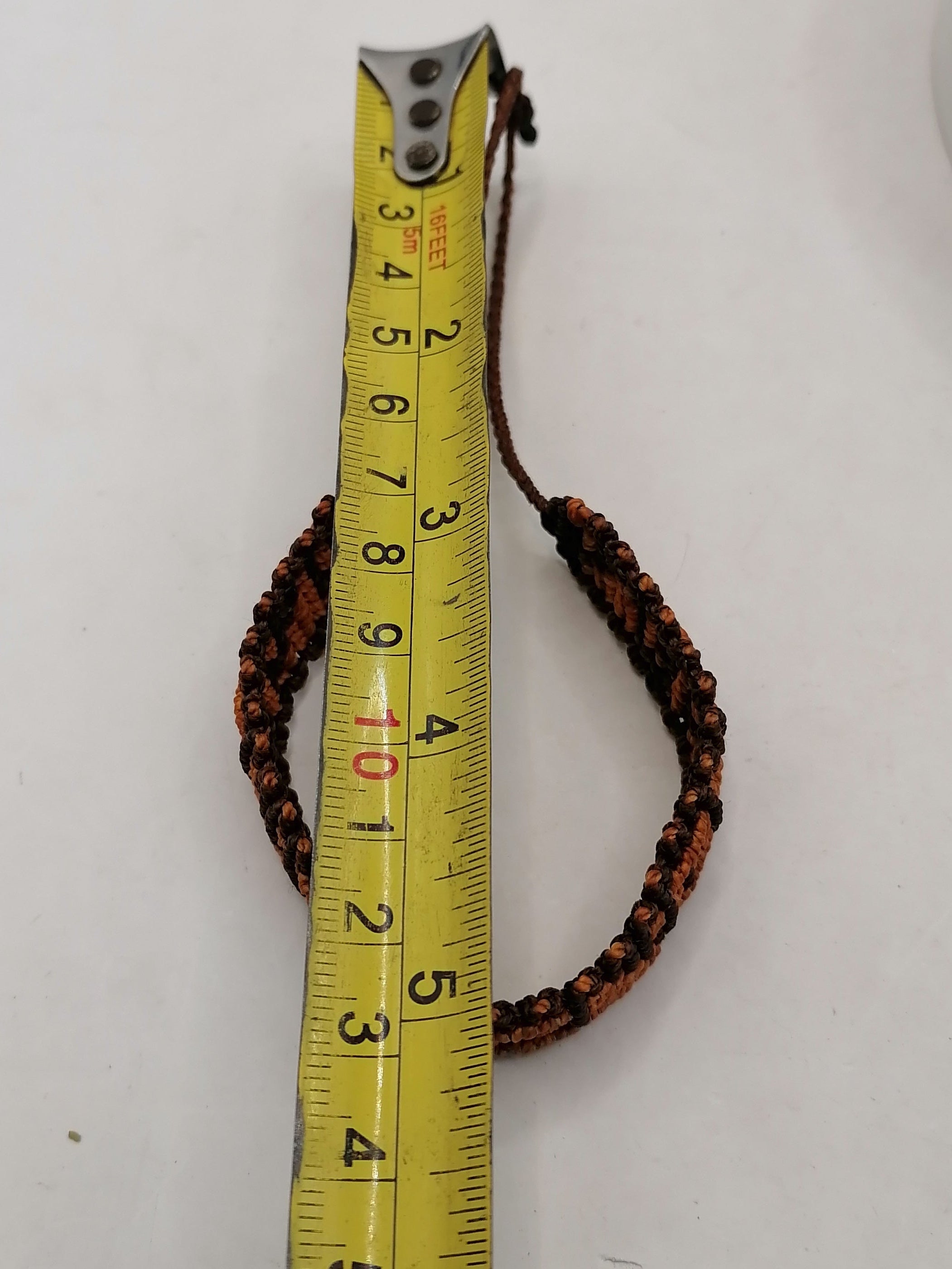 Unisex Woven Macrame Thread Bracelet Handmade Peruvian Craft Cusco
