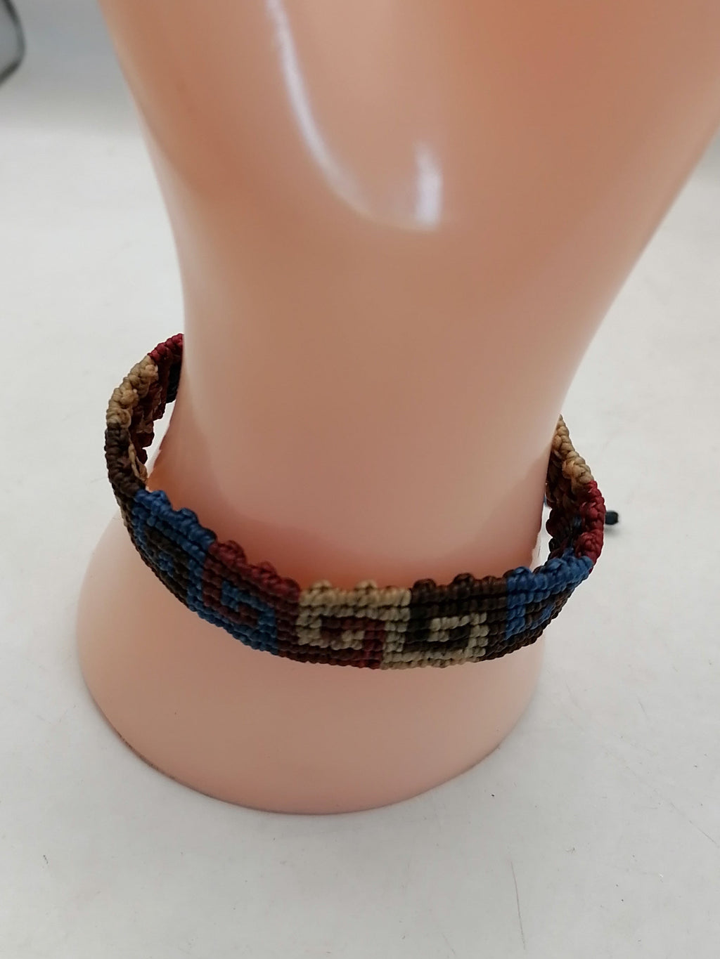 Unisex Bracelet Woven Macrame Thread Peruvian Handicraft Cusco