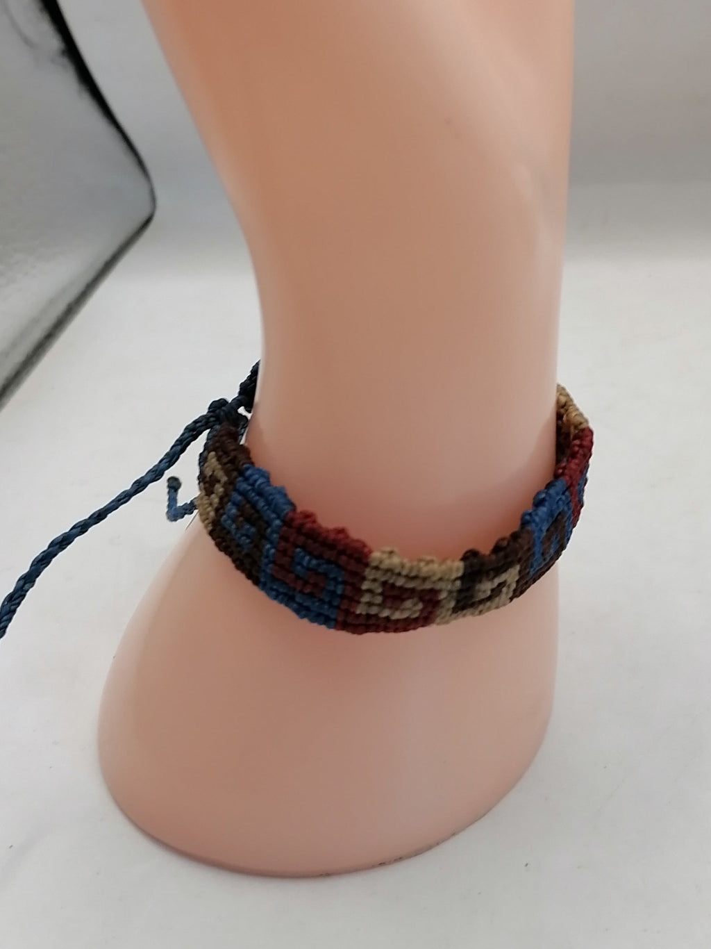Unisex Bracelet Woven Macrame Thread Peruvian Handicraft Cusco