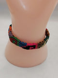 Unisex Bracelet Woven Macrame Thread Peruvian Handicraft Cusco