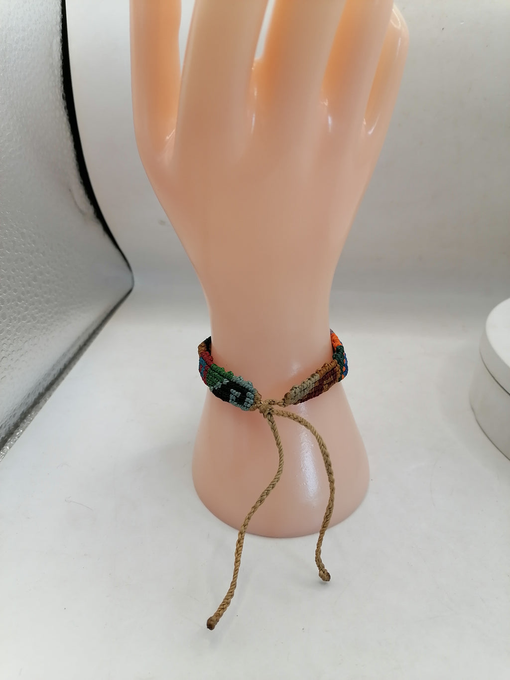 Unisex Bracelet Woven Macrame Thread Peruvian Handicraft Cusco