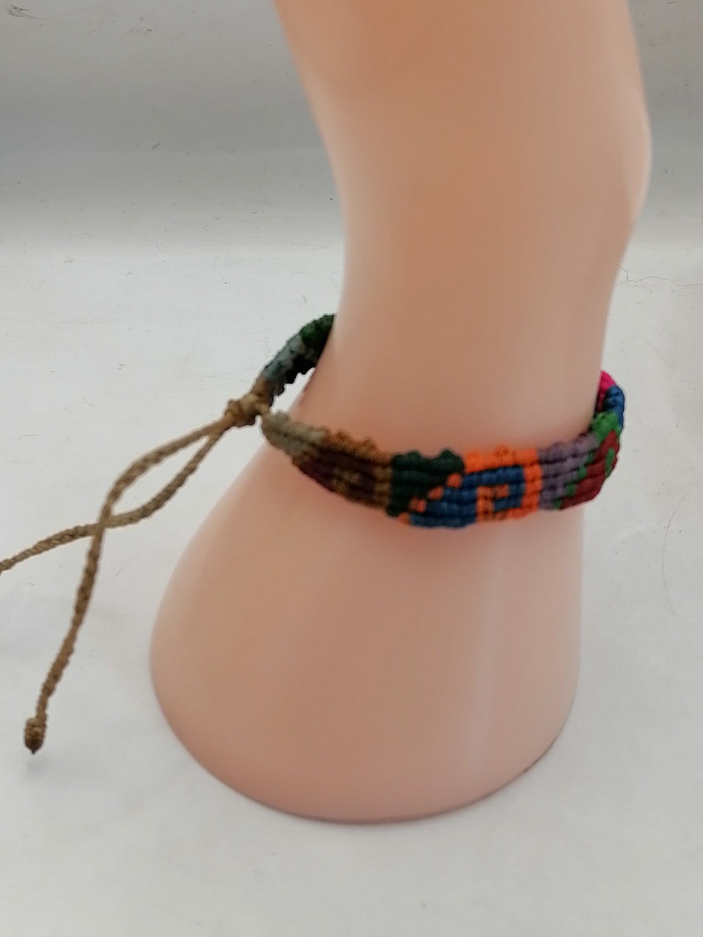 Unisex Bracelet Woven Macrame Thread Peruvian Handicraft Cusco