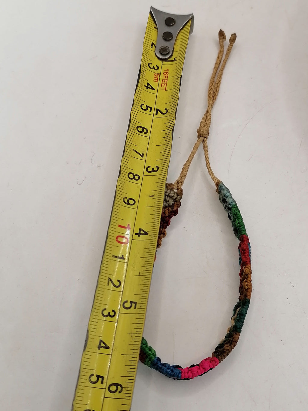 Unisex Bracelet Woven Macrame Thread Peruvian Handicraft Cusco