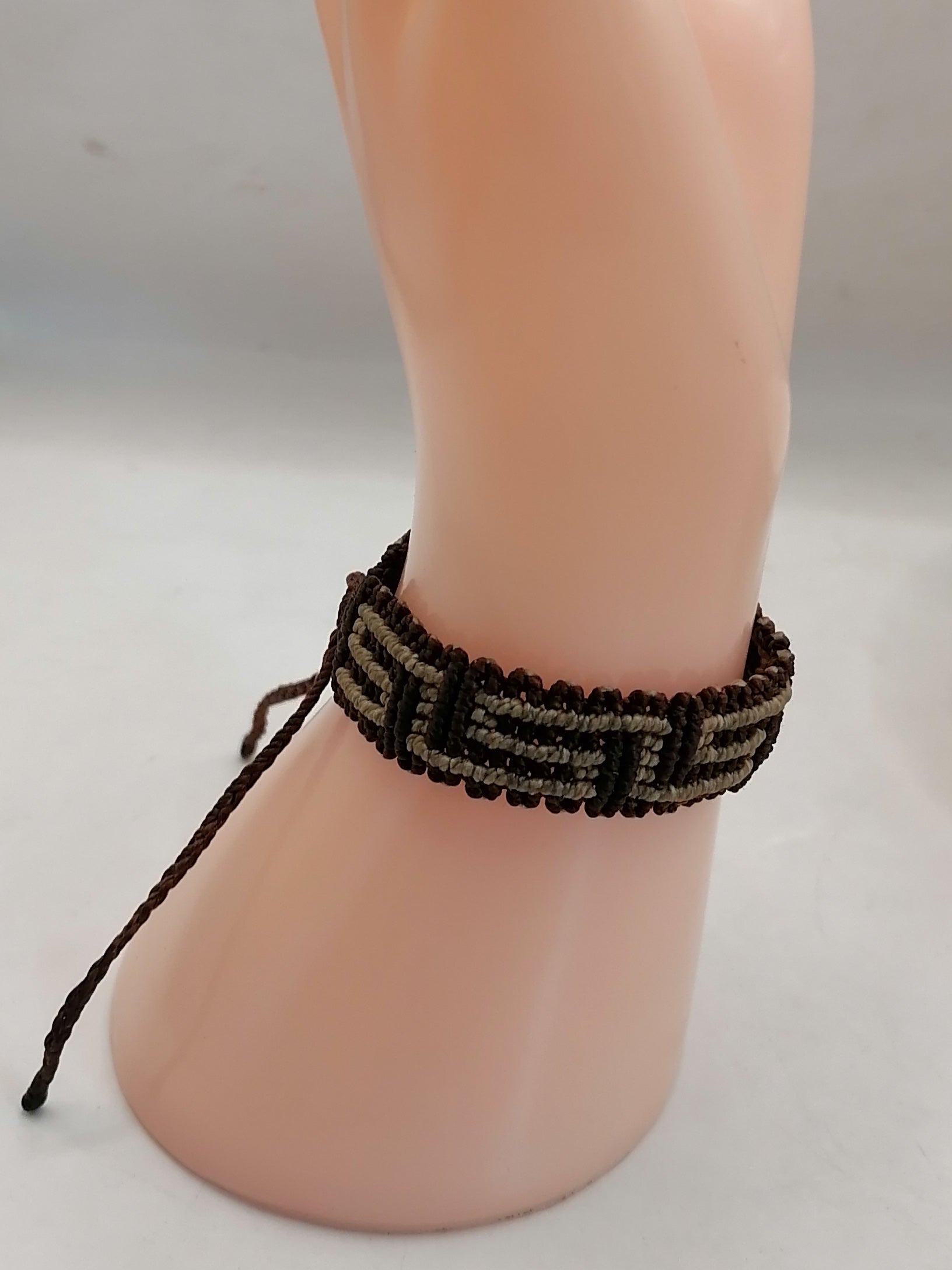 Women's Bracelet Woven Macrame Thread Peruvian Handicraft Cusco