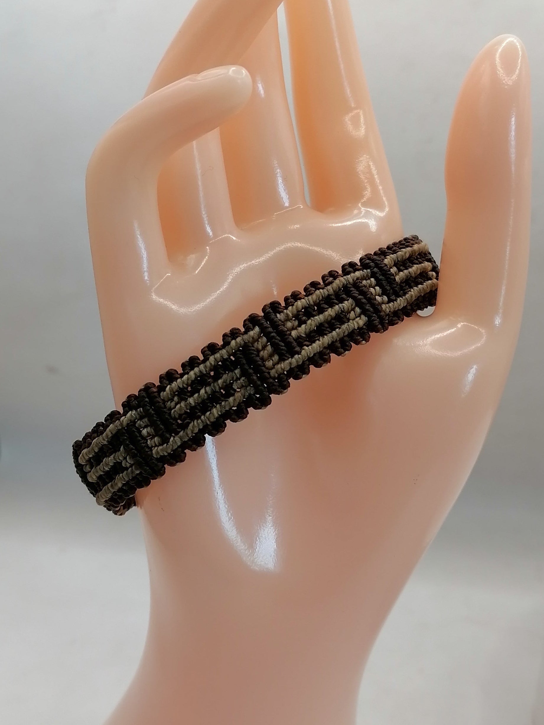Women's Bracelet Woven Macrame Thread Peruvian Handicraft Cusco