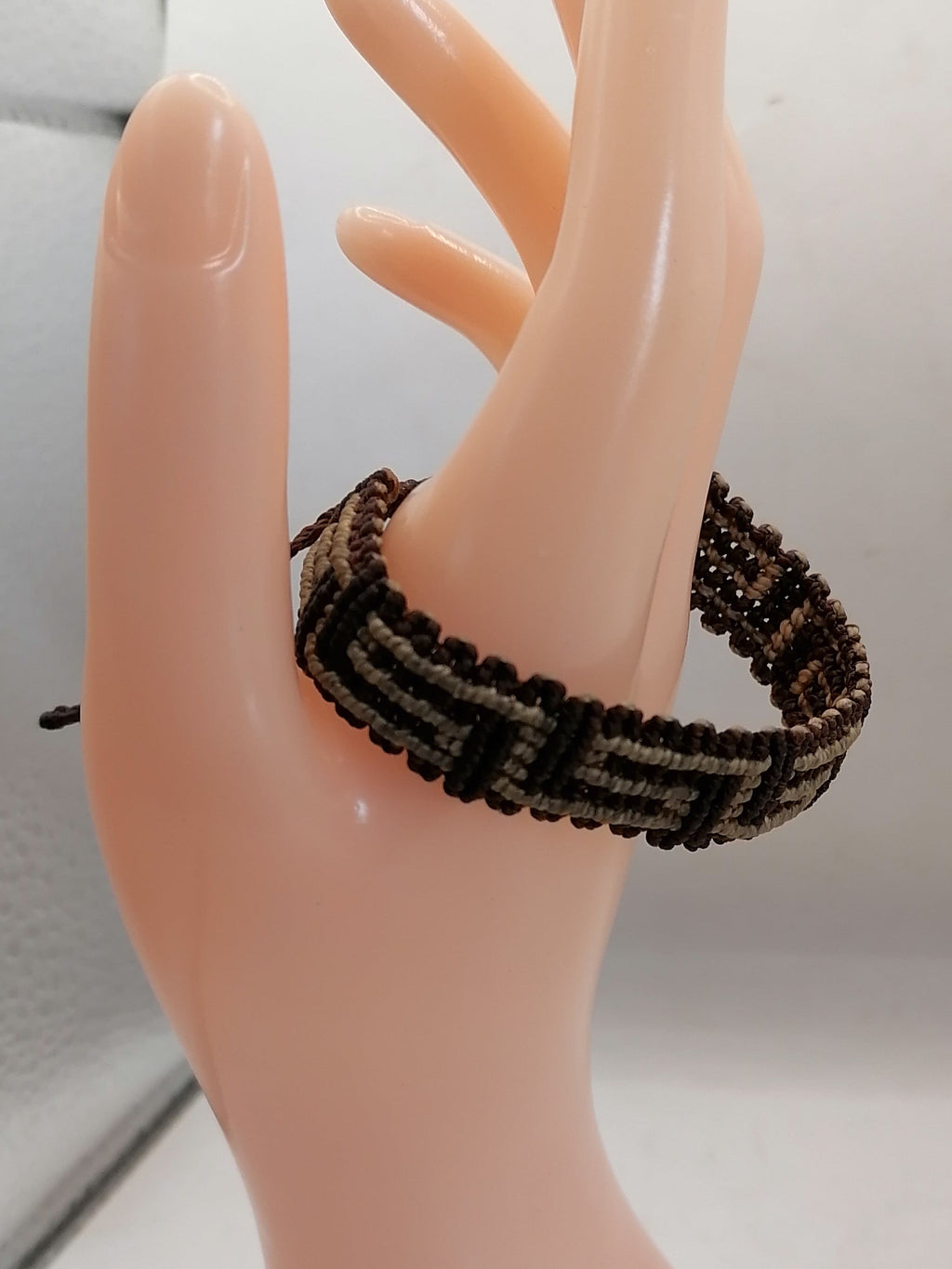 Women's Bracelet Woven Macrame Thread Peruvian Handicraft Cusco