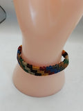 Unisex Bracelet Woven Macrame Thread Geometric DesignS