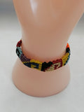 Unisex Bracelet Woven Macrame Thread Peruvian Handicraft Cusco