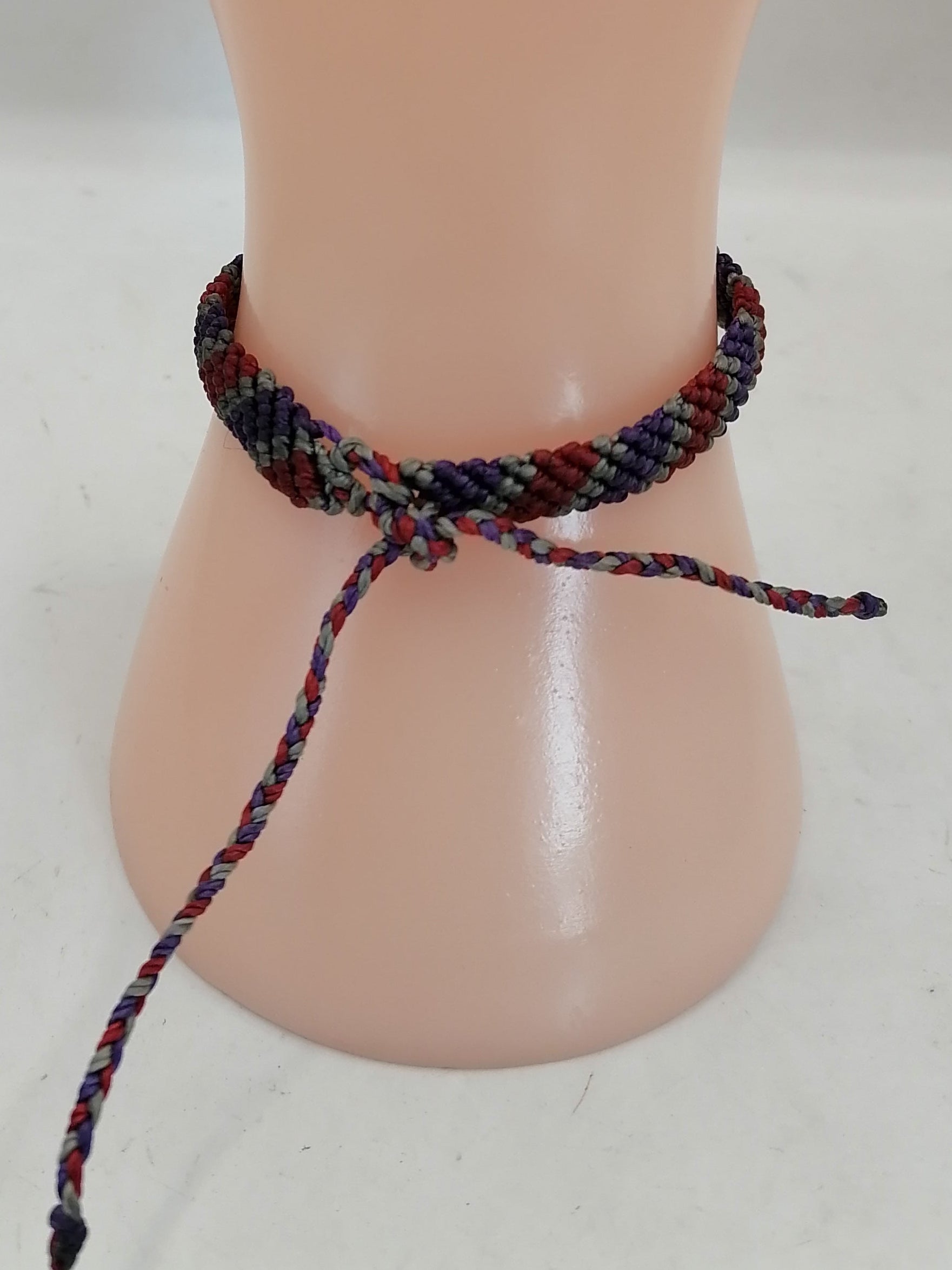 Unisex Bracelet Woven Macrame Thread Patterns