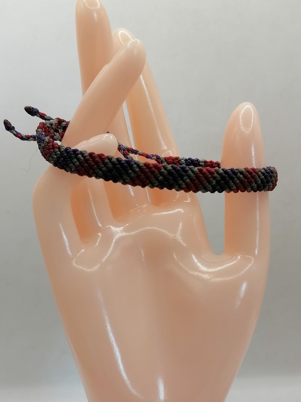 Unisex Bracelet Woven Macrame Thread Patterns