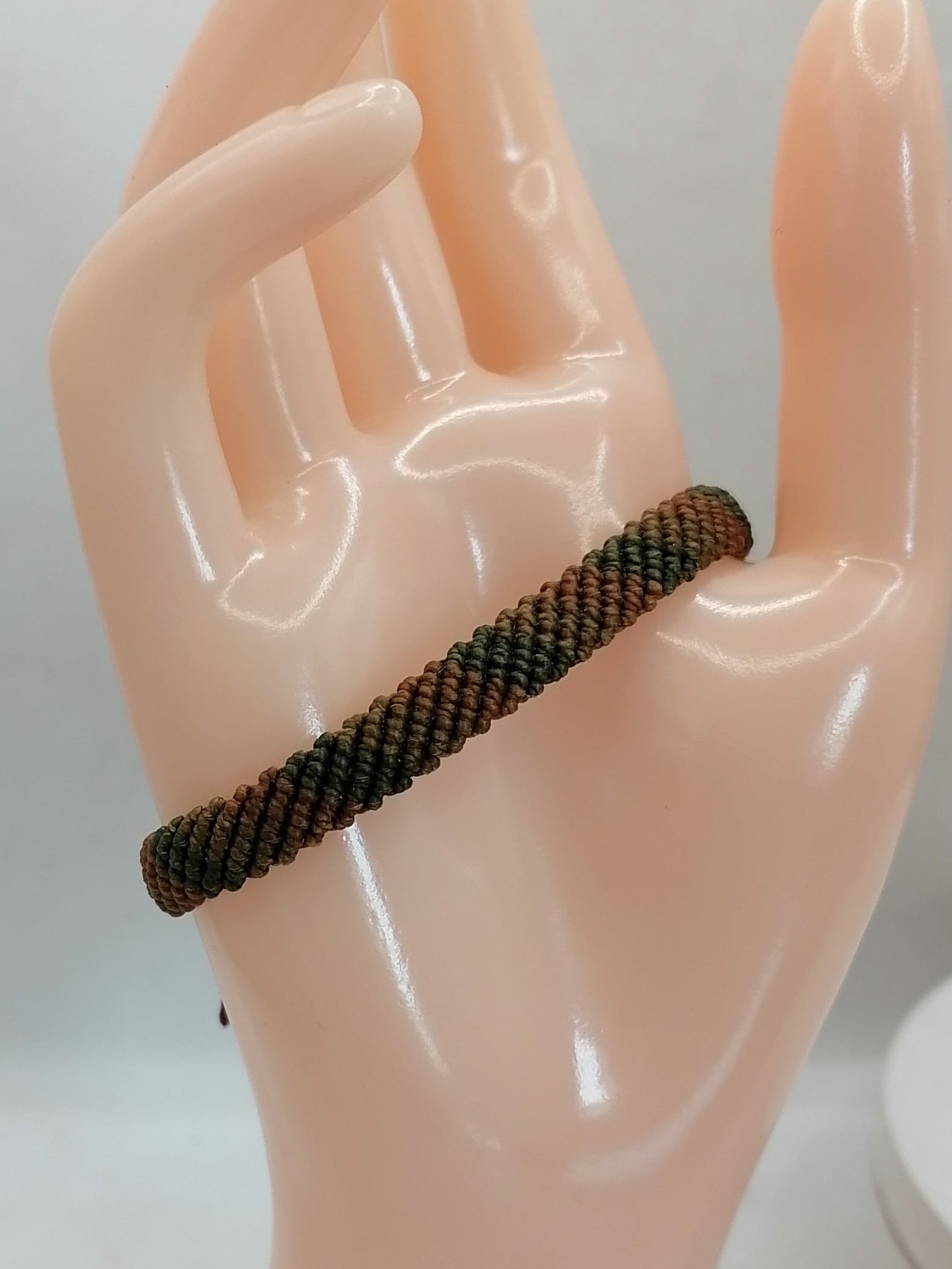 Unisex Bracelet Woven Macrame Thread Peruvian Handicraft Cusco