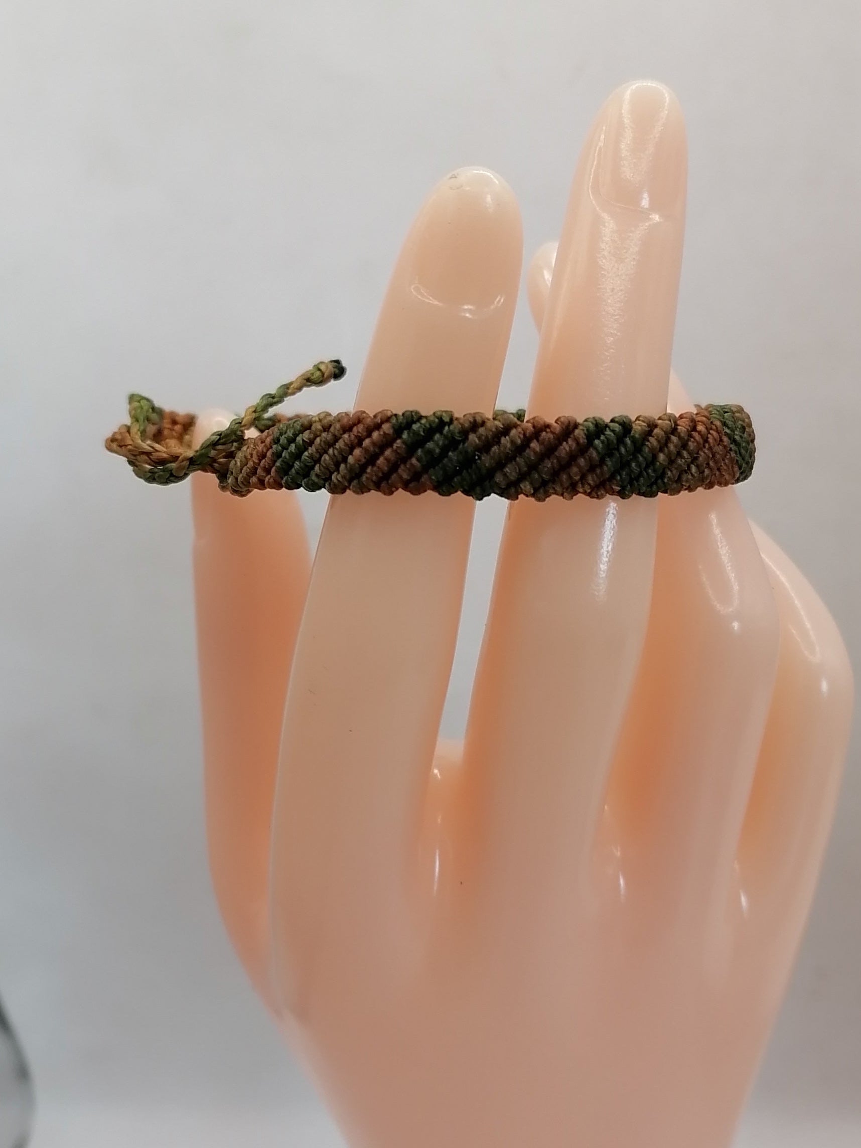 Unisex Bracelet Woven Macrame Thread Peruvian Handicraft Cusco