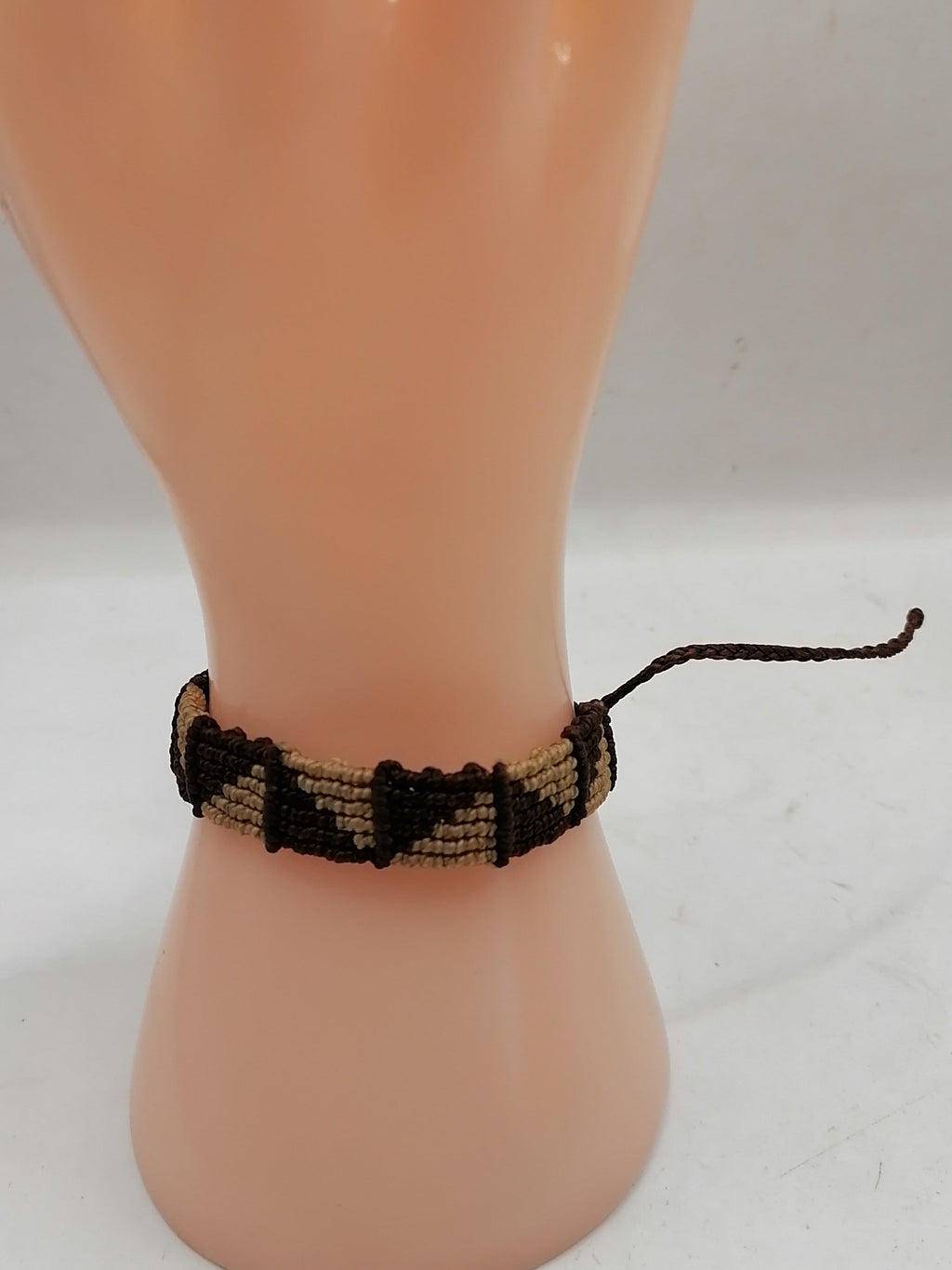 Unisex Bracelet Woven Macrame Thread Peruvian Handicraft Cusco