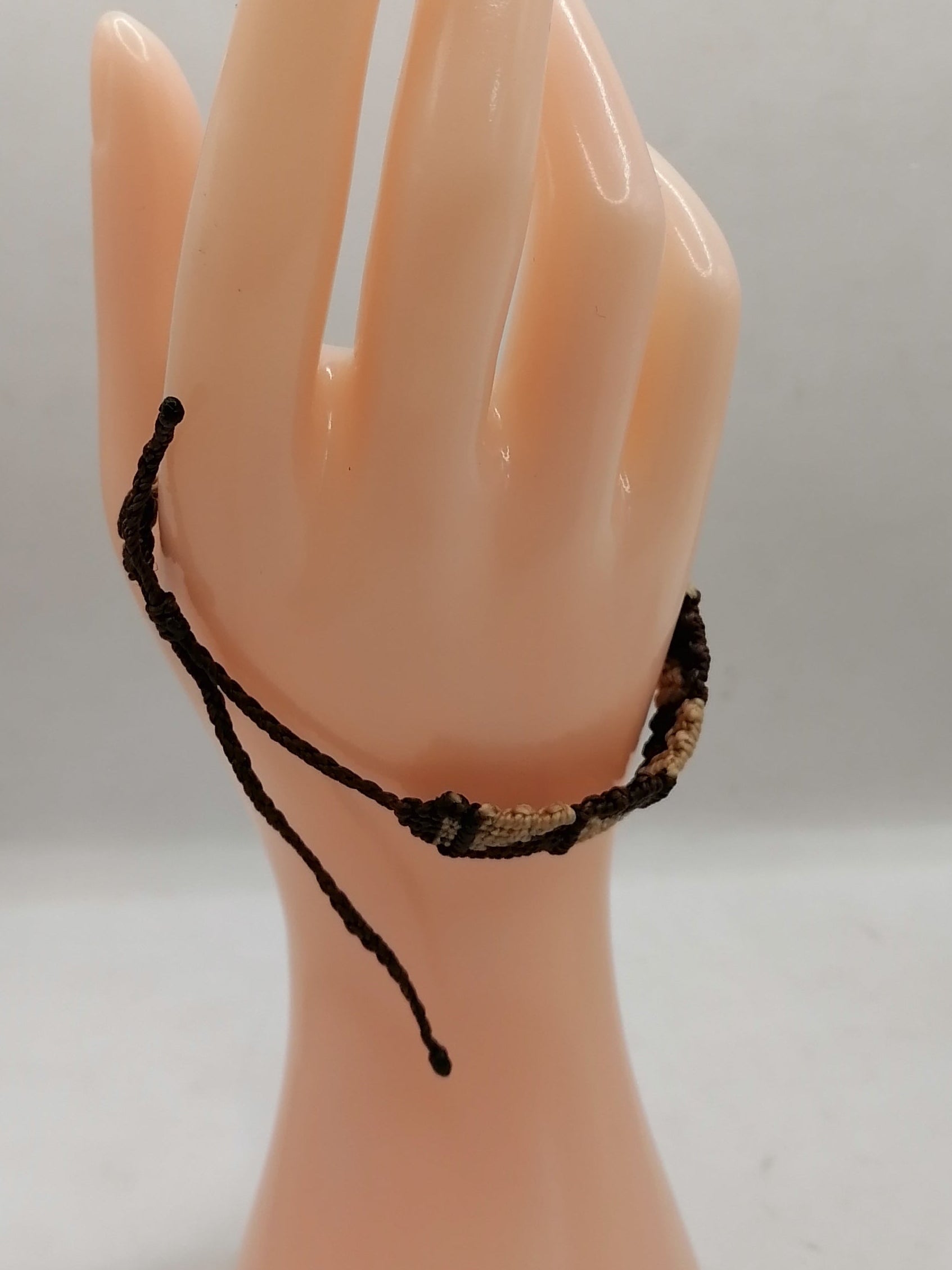 Unisex Bracelet Woven Macrame Thread Peruvian Handicraft Cusco