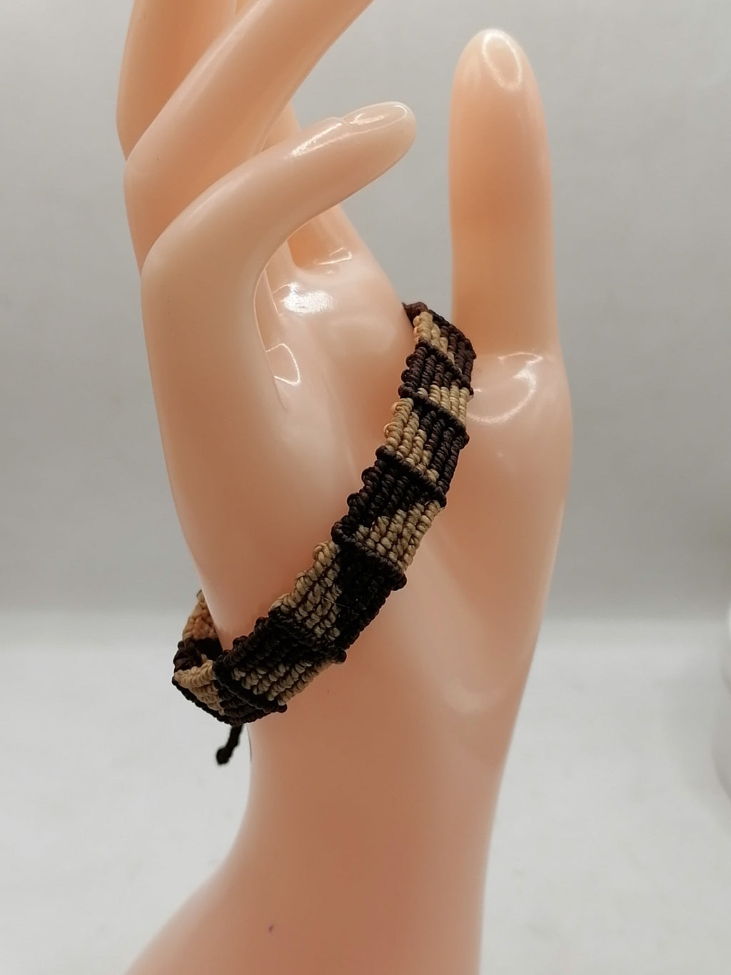 Unisex Bracelet Woven Macrame Thread Peruvian Handicraft Cusco