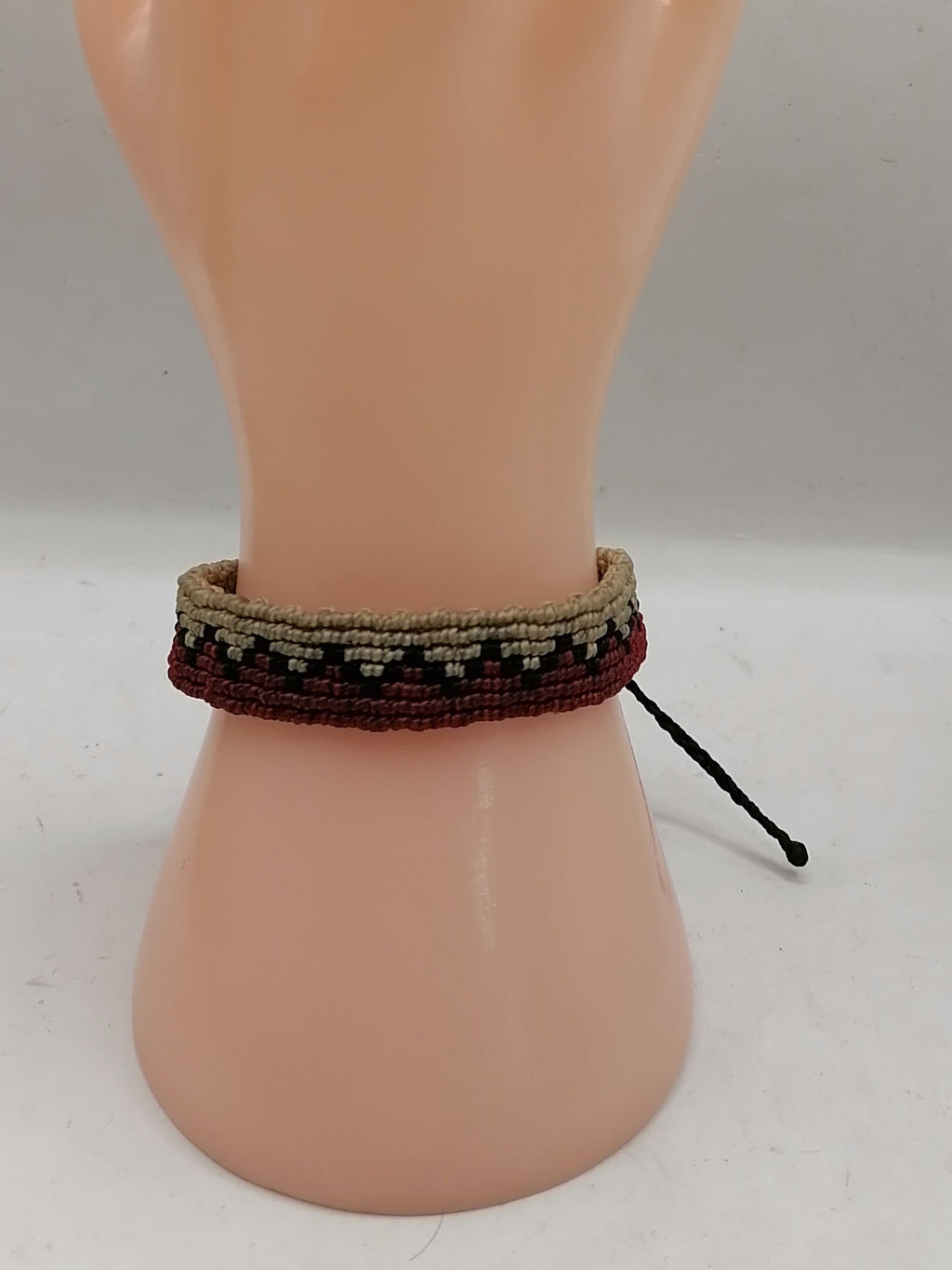Unisex Bracelet Woven Macrame Thread Peruvian Handicraft Cusco