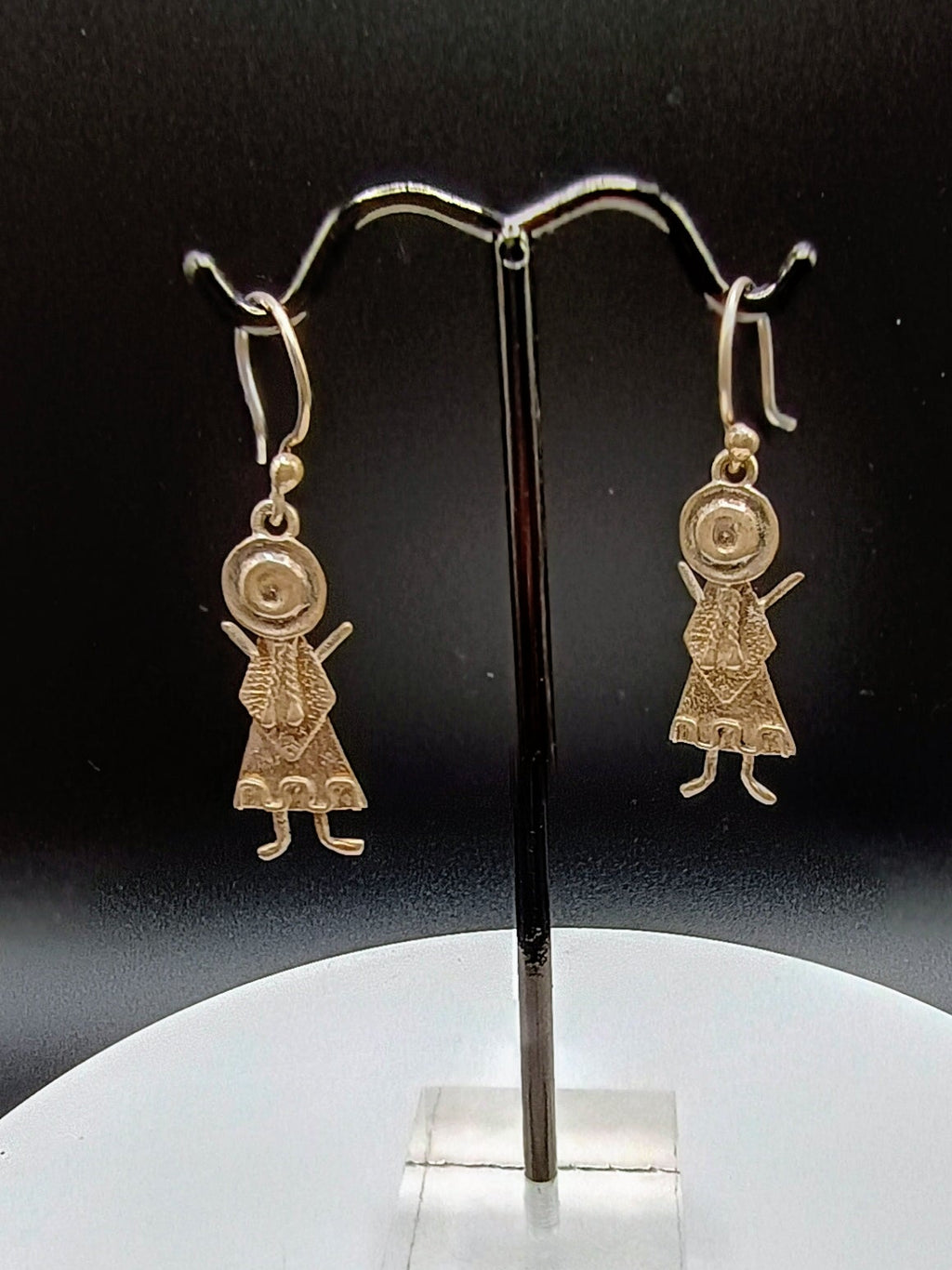 Women's Earrings, 950 Sterling Silver, Handmade by Peruvian Artisans in Cusco