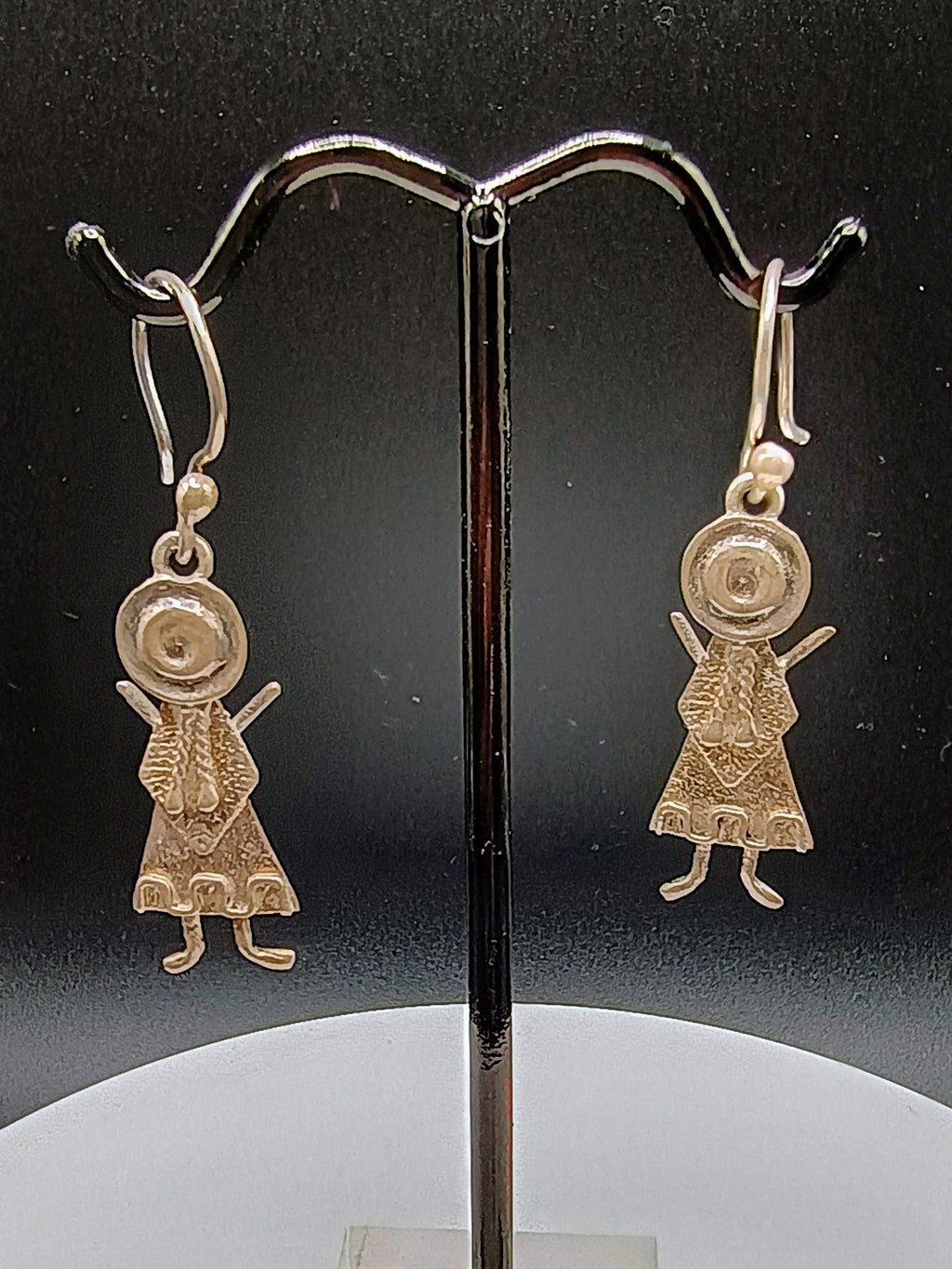 Women's Earrings, 950 Sterling Silver, Handmade by Peruvian Artisans in Cusco