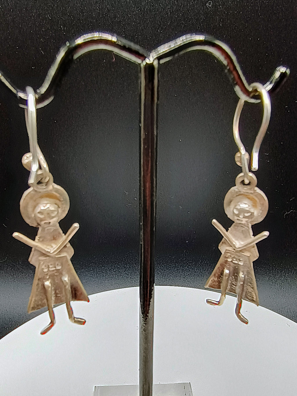 Women's Earrings, 950 Sterling Silver, Handmade by Peruvian Artisans in Cusco