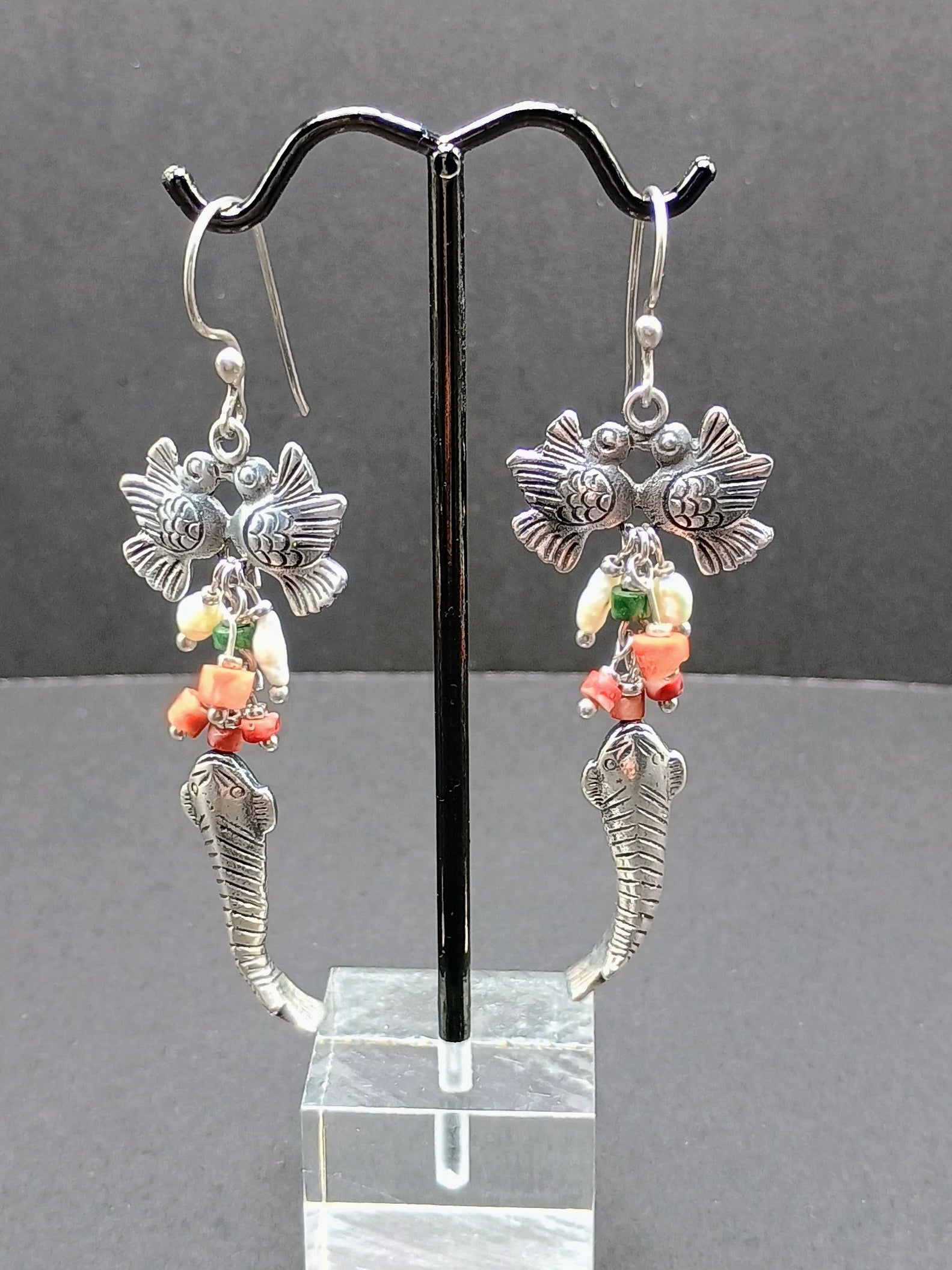 Handmade 950 Sterling Silver Earrings from Cusco for Women