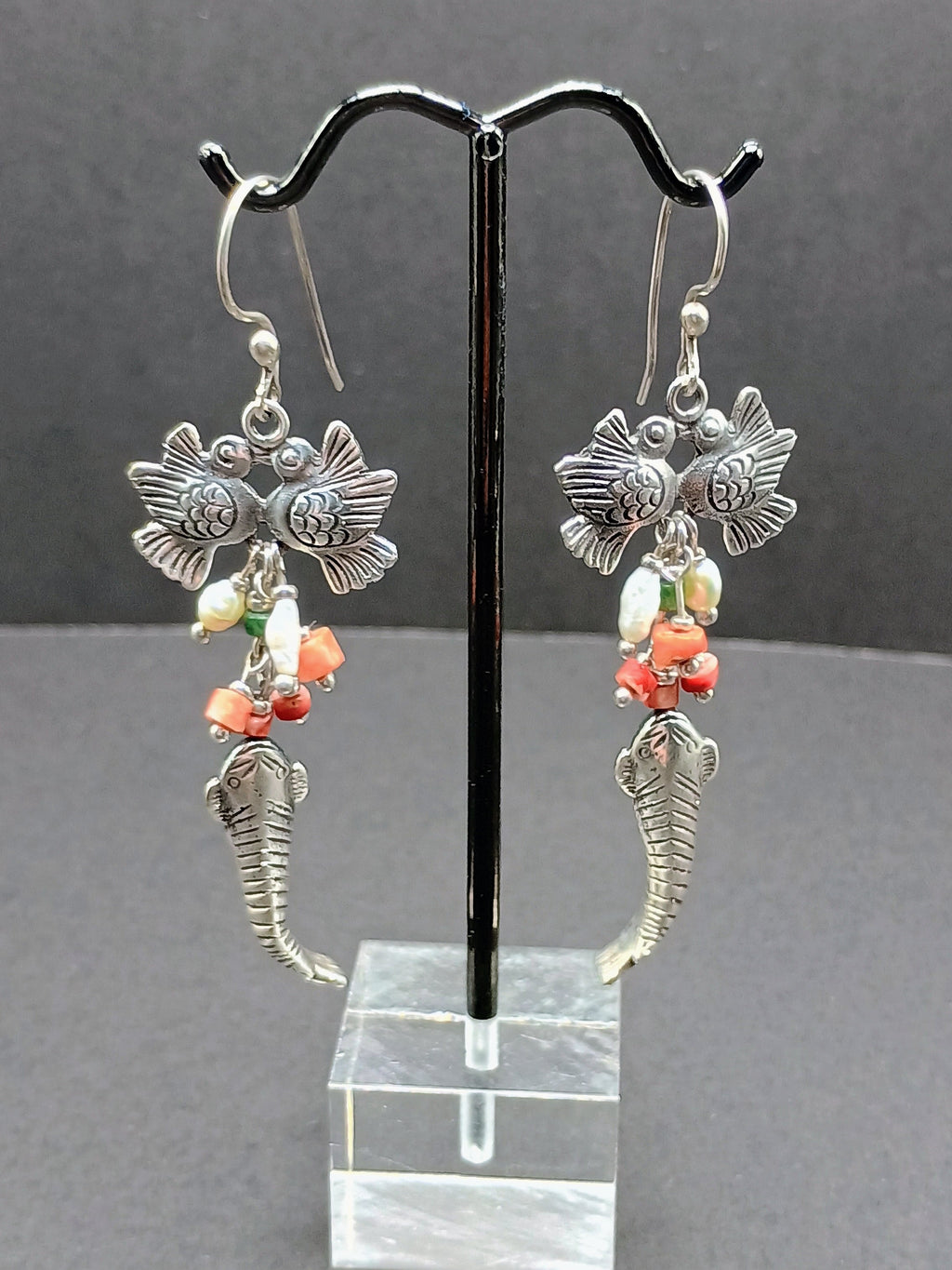 Handmade 950 Sterling Silver Earrings from Cusco for Women