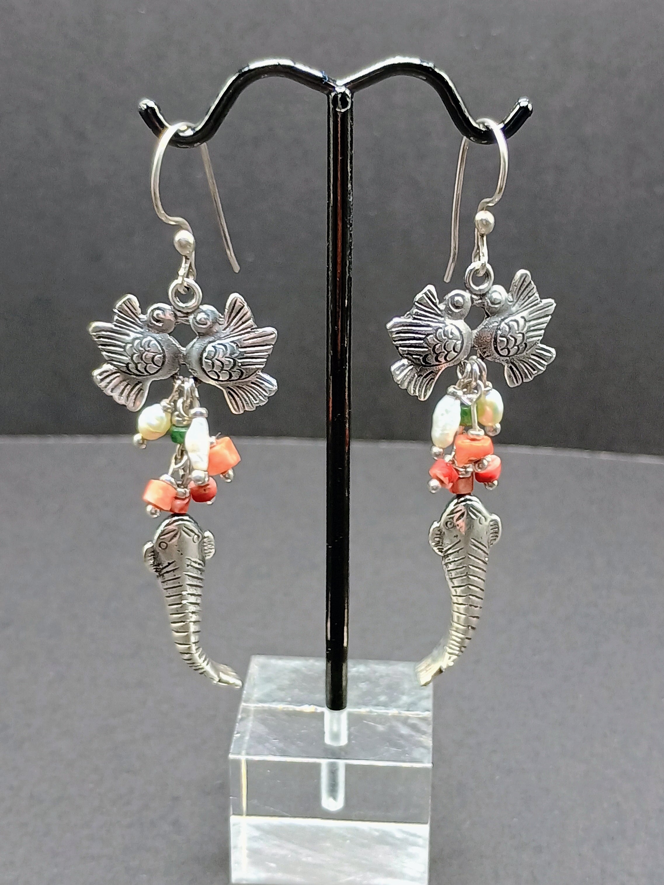 Handmade 950 Sterling Silver Earrings from Cusco for Women