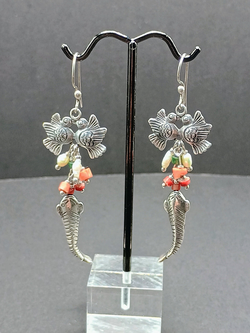 Handmade 950 Sterling Silver Earrings from Cusco for Women
