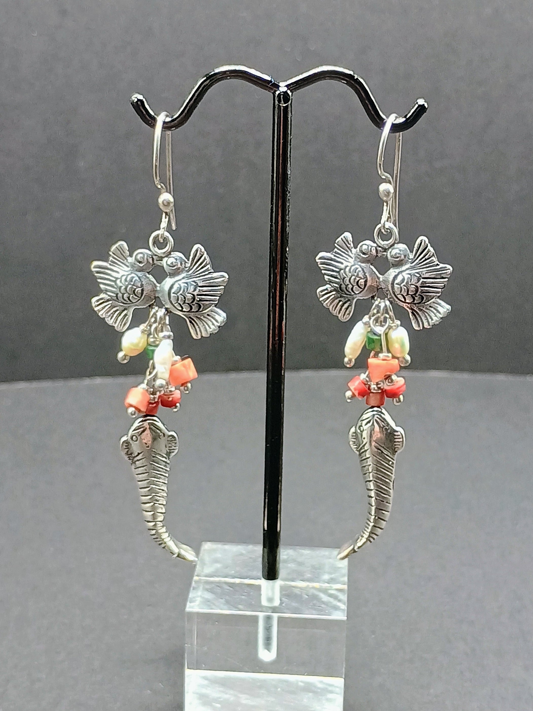 Handmade 950 Sterling Silver Earrings from Cusco for Women