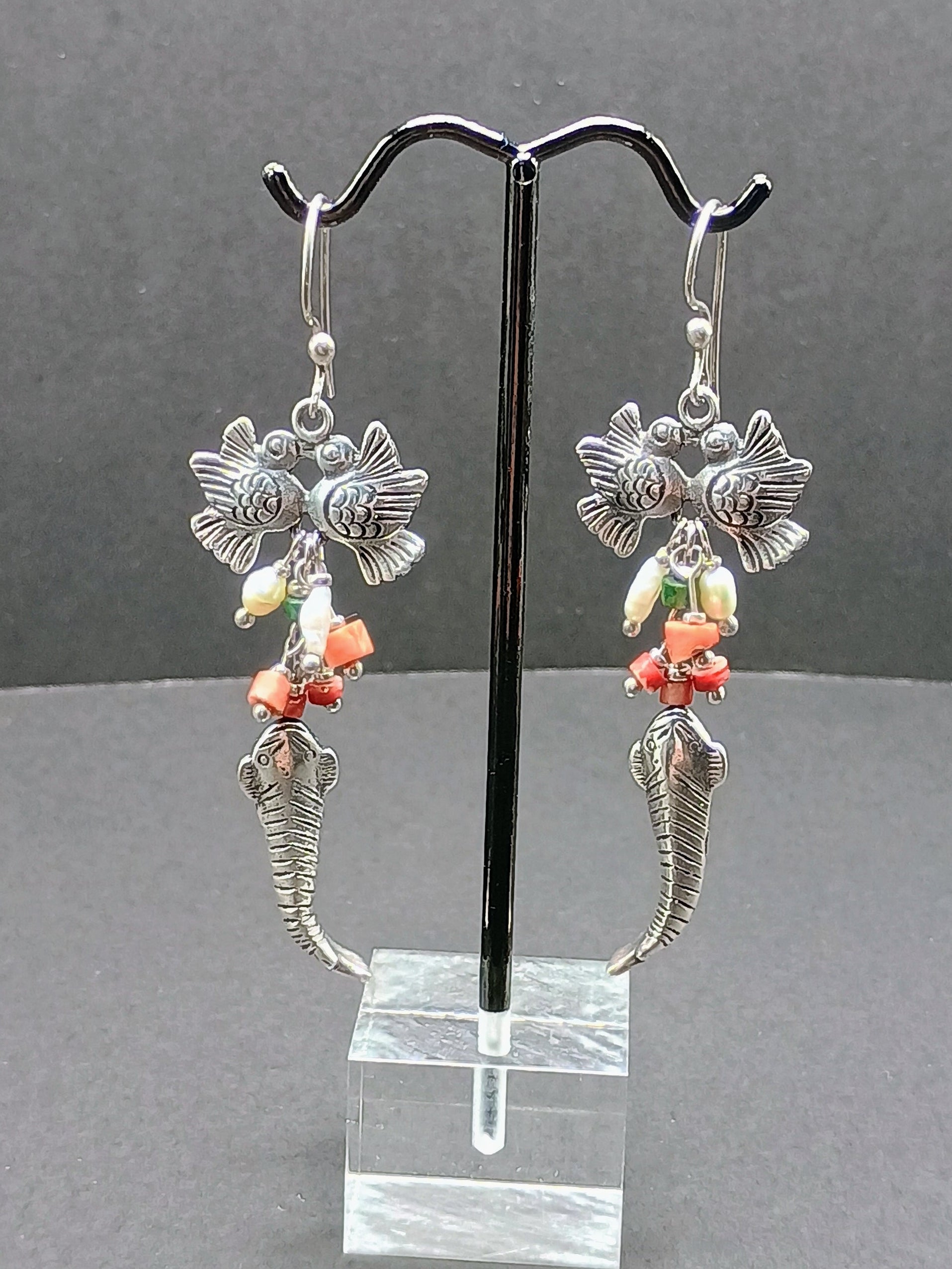 Handmade 950 Sterling Silver Earrings from Cusco for Women