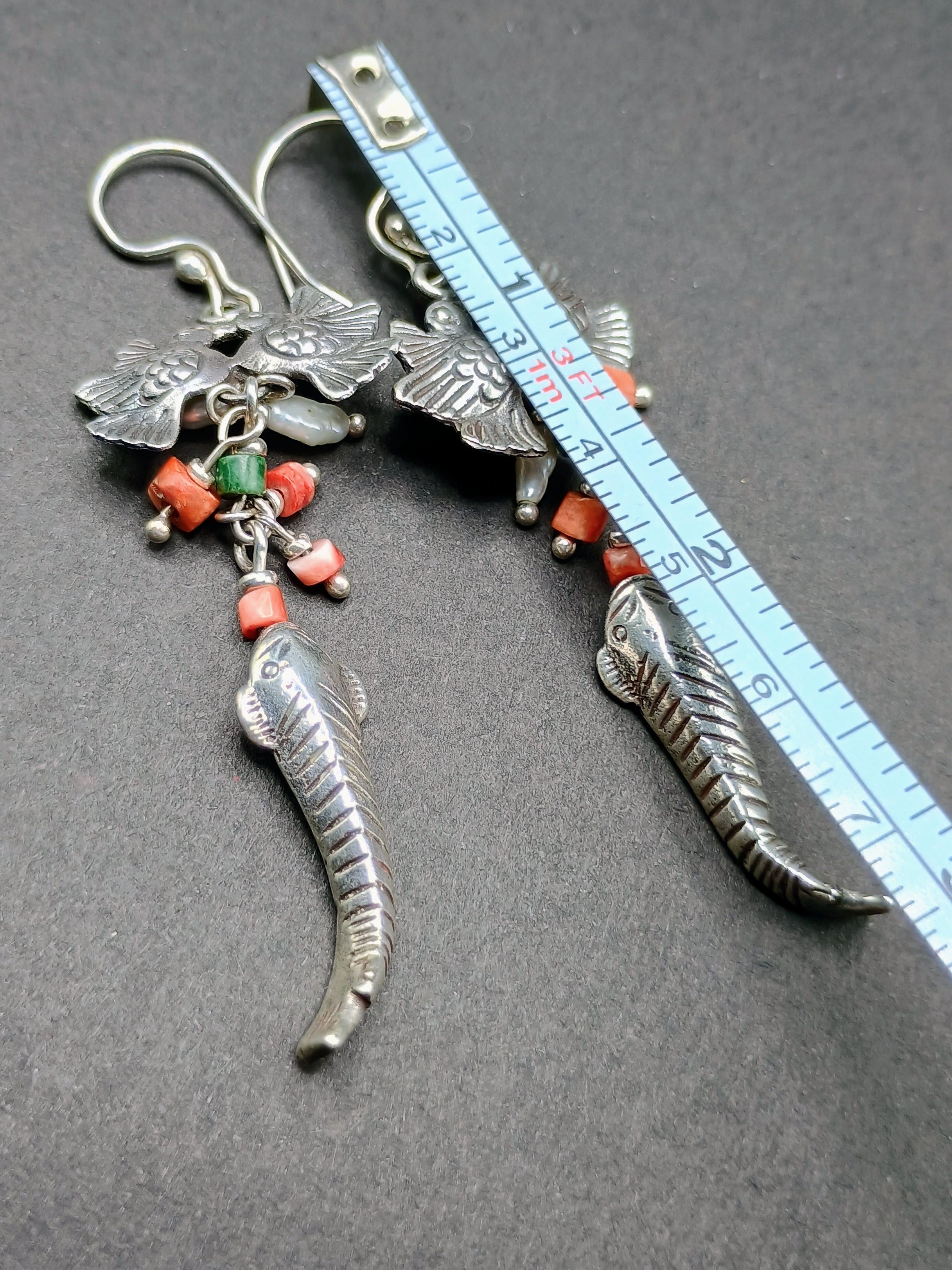 Handmade 950 Sterling Silver Earrings from Cusco for Women