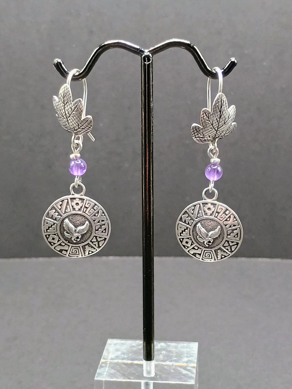 Handmade 950 Sterling Silver Earrings