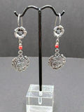 Women's Earrings Sterling Silver 950 National Coat of Arms