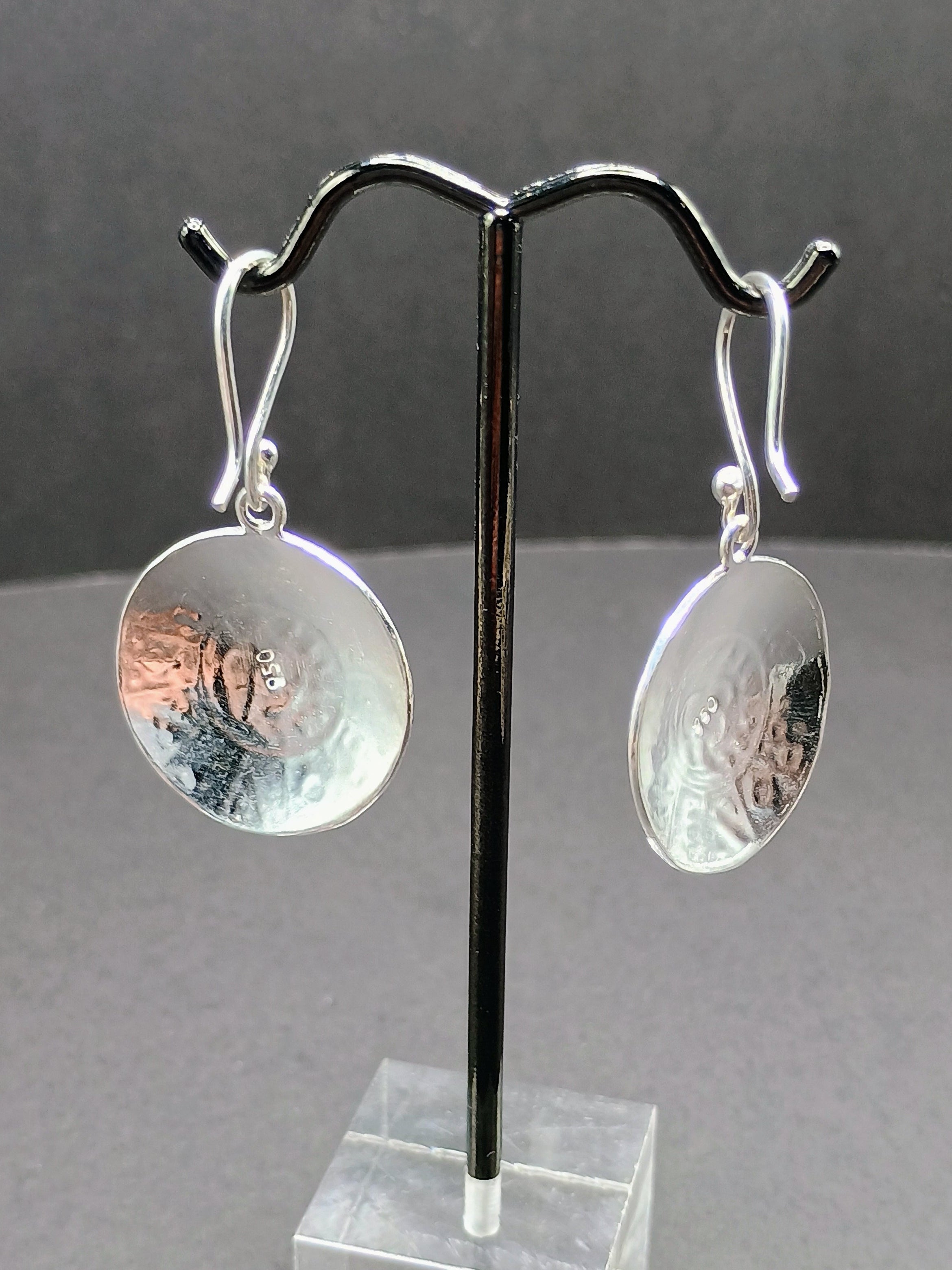 Women's Earrings Sterling Silver 950 Inca Calendar