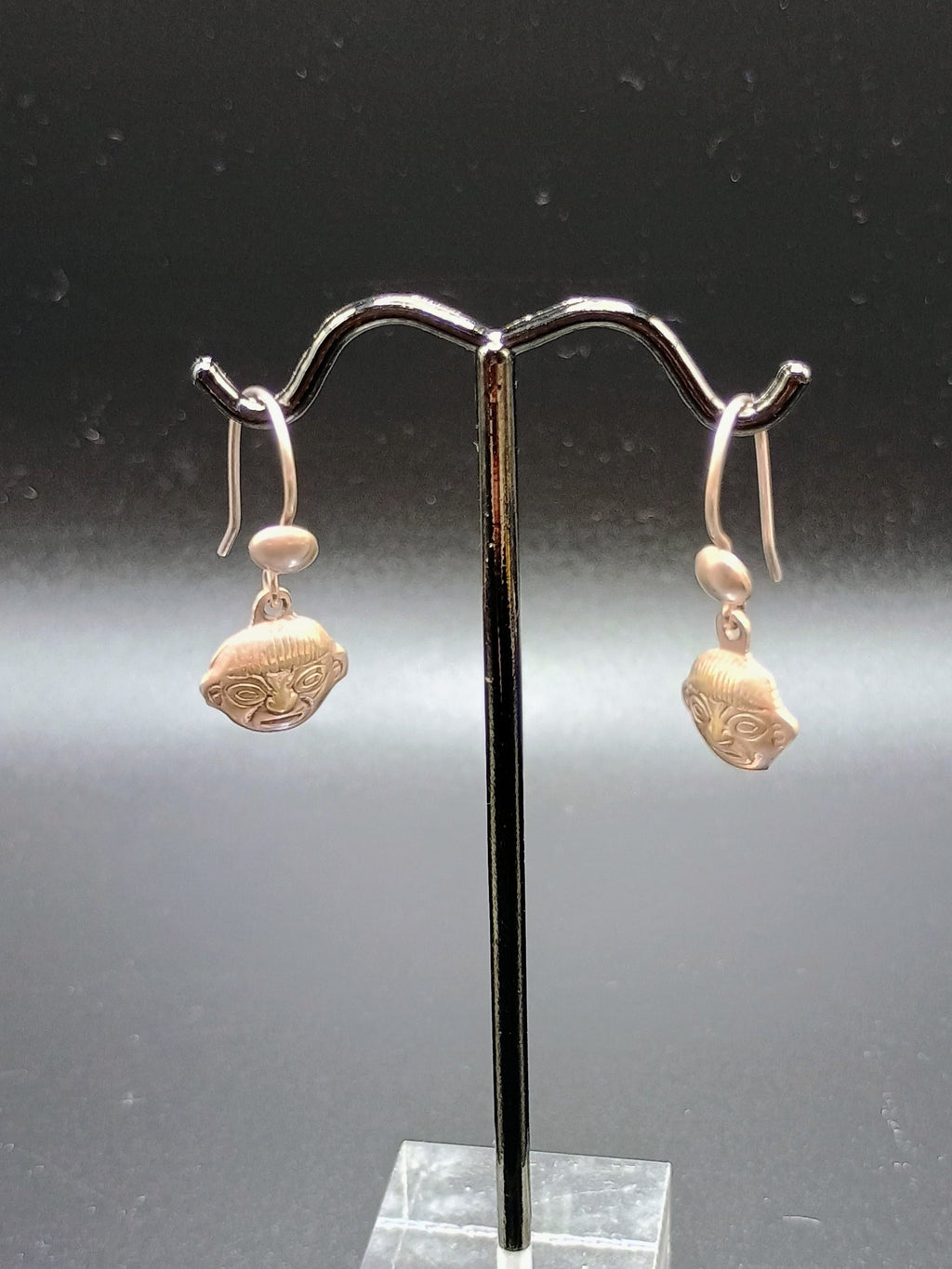 Women's Earrings, 950 Sterling Silver, Peruvian Craftsmanship