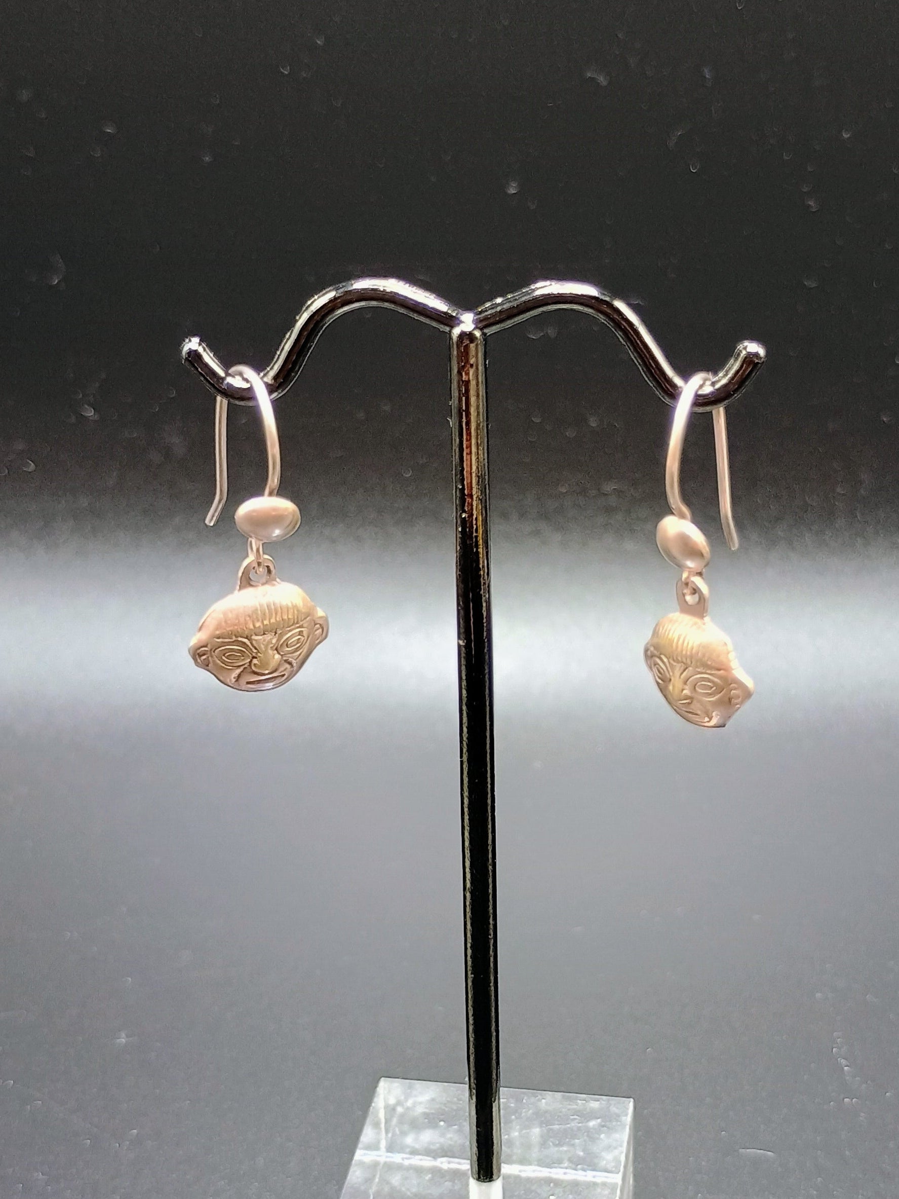 Women's Earrings, 950 Sterling Silver, Peruvian Craftsmanship