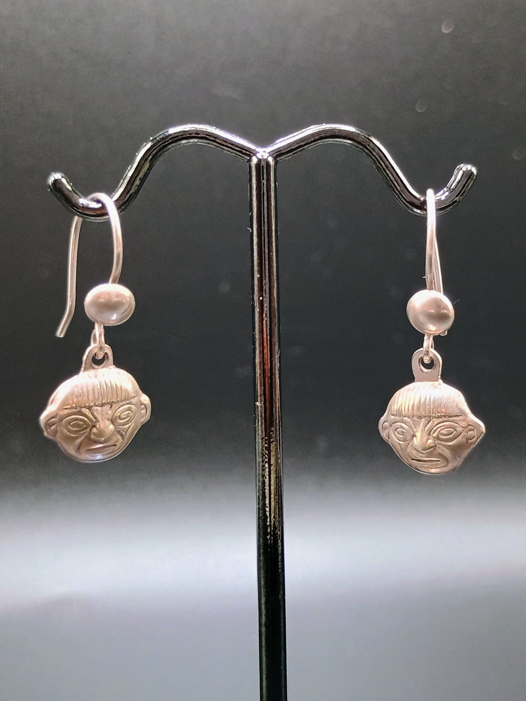Women's Earrings, 950 Sterling Silver, Peruvian Craftsmanship