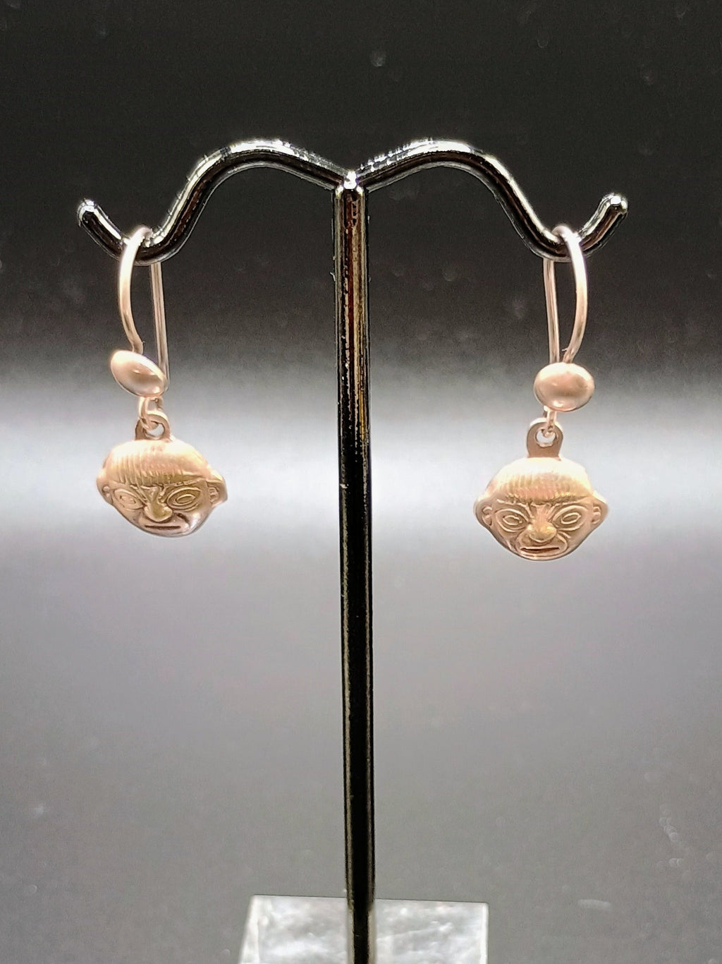 Women's Earrings, 950 Sterling Silver, Peruvian Craftsmanship